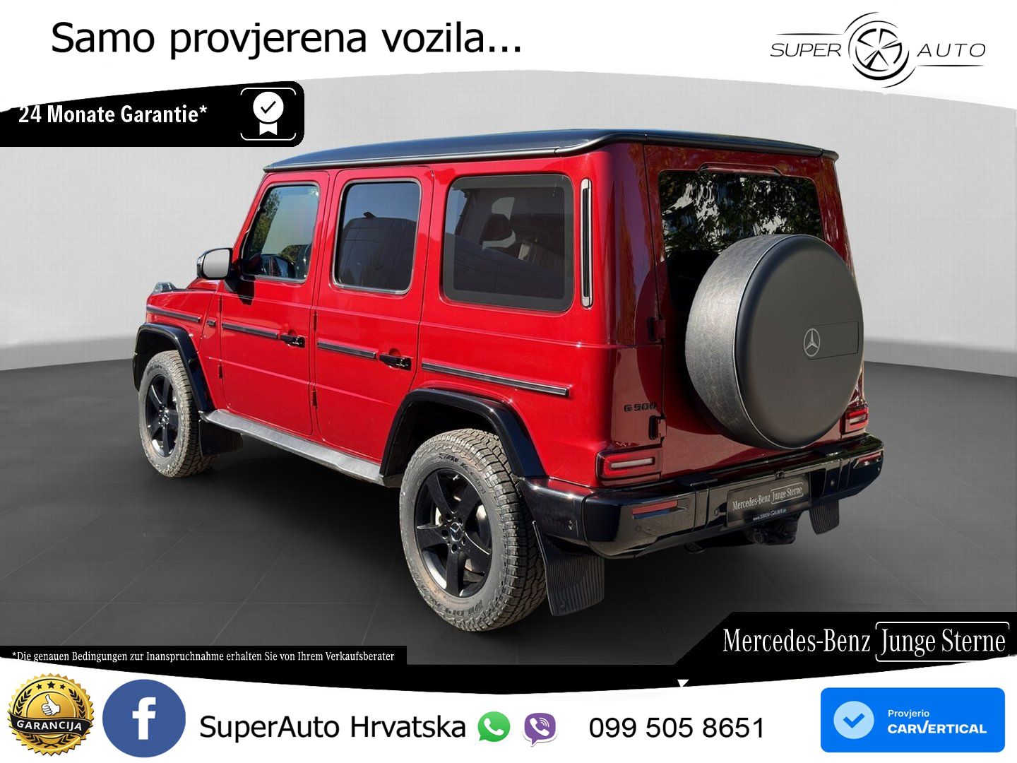 Mercedes G 500 Long (449 KS) 4MATIC 9G-TRONIC Exclusive LED+GR SJED+ACC