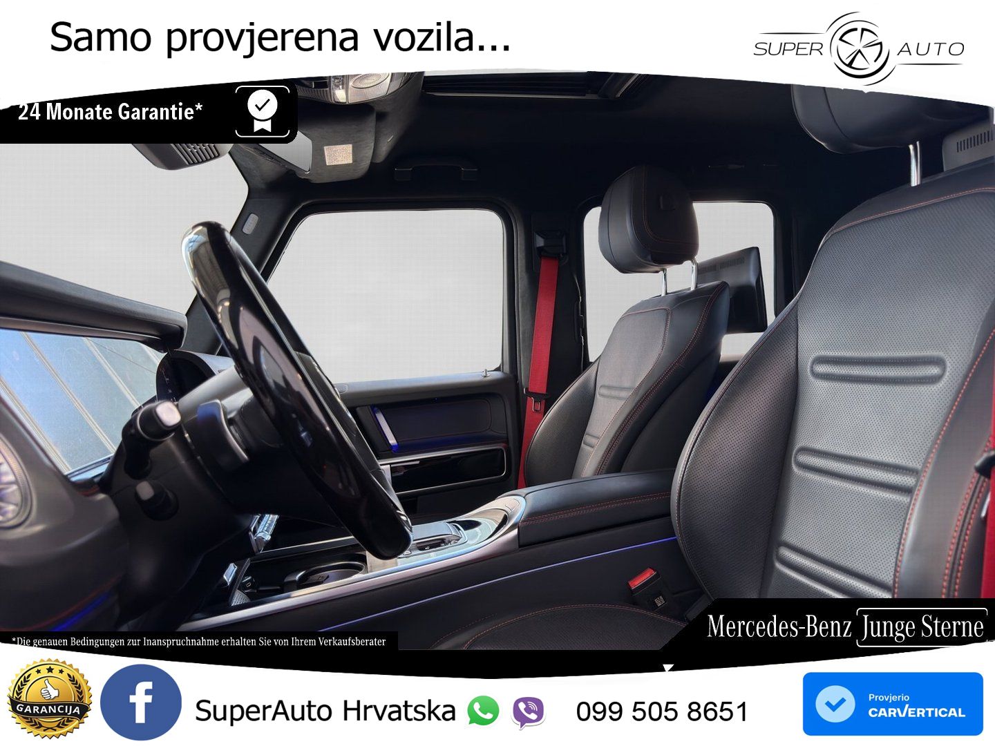 Mercedes G 500 Long (449 KS) 4MATIC 9G-TRONIC Exclusive LED+GR SJED+ACC