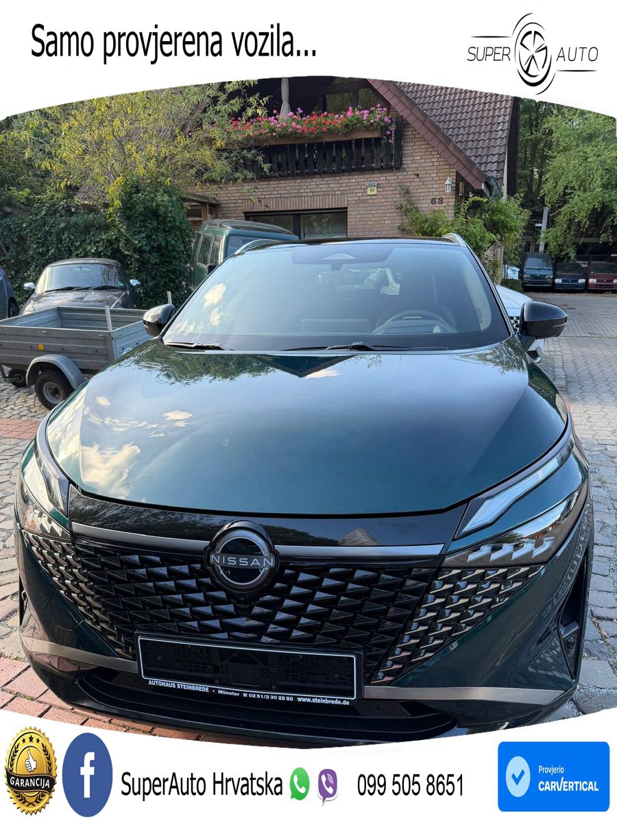 Nissan Qashqai 1.3 DIG-T (158 KS) Xtronic Tekna ACC+HEAD+GR SJED+360+PANO