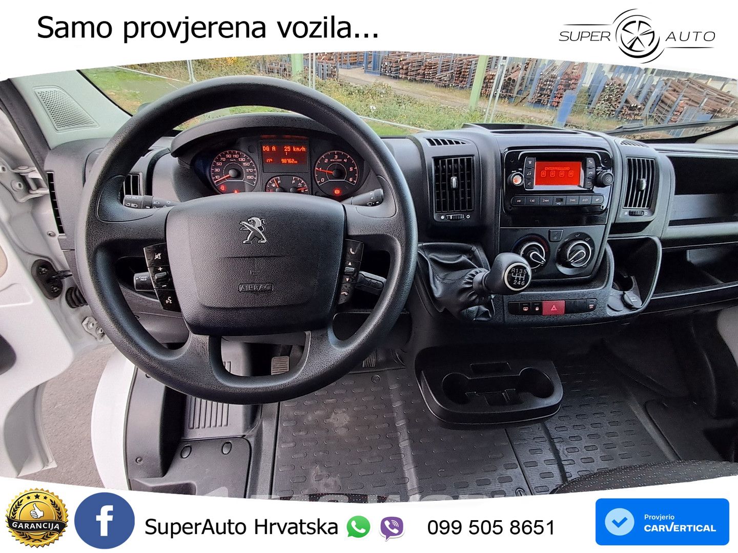 Peugeot Boxer 165PK D'Hollandia Ladebordwand 165PS Koffe 165 KS