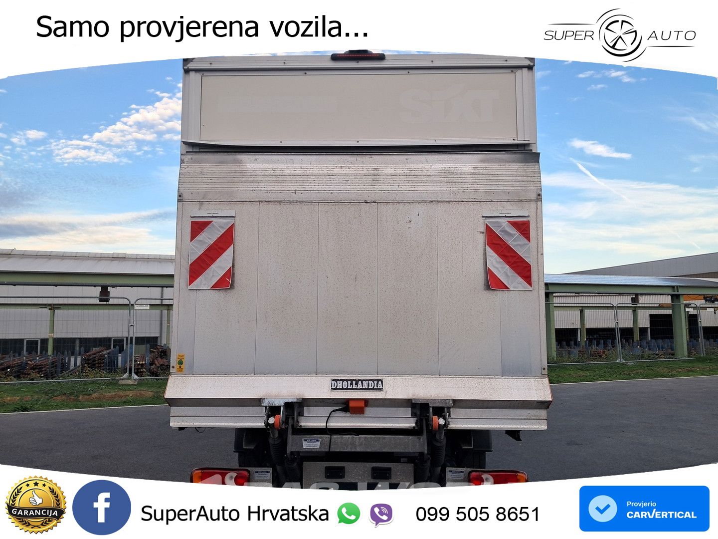 Peugeot Boxer 165PK D'Hollandia Ladebordwand 165PS Koffe 165 KS