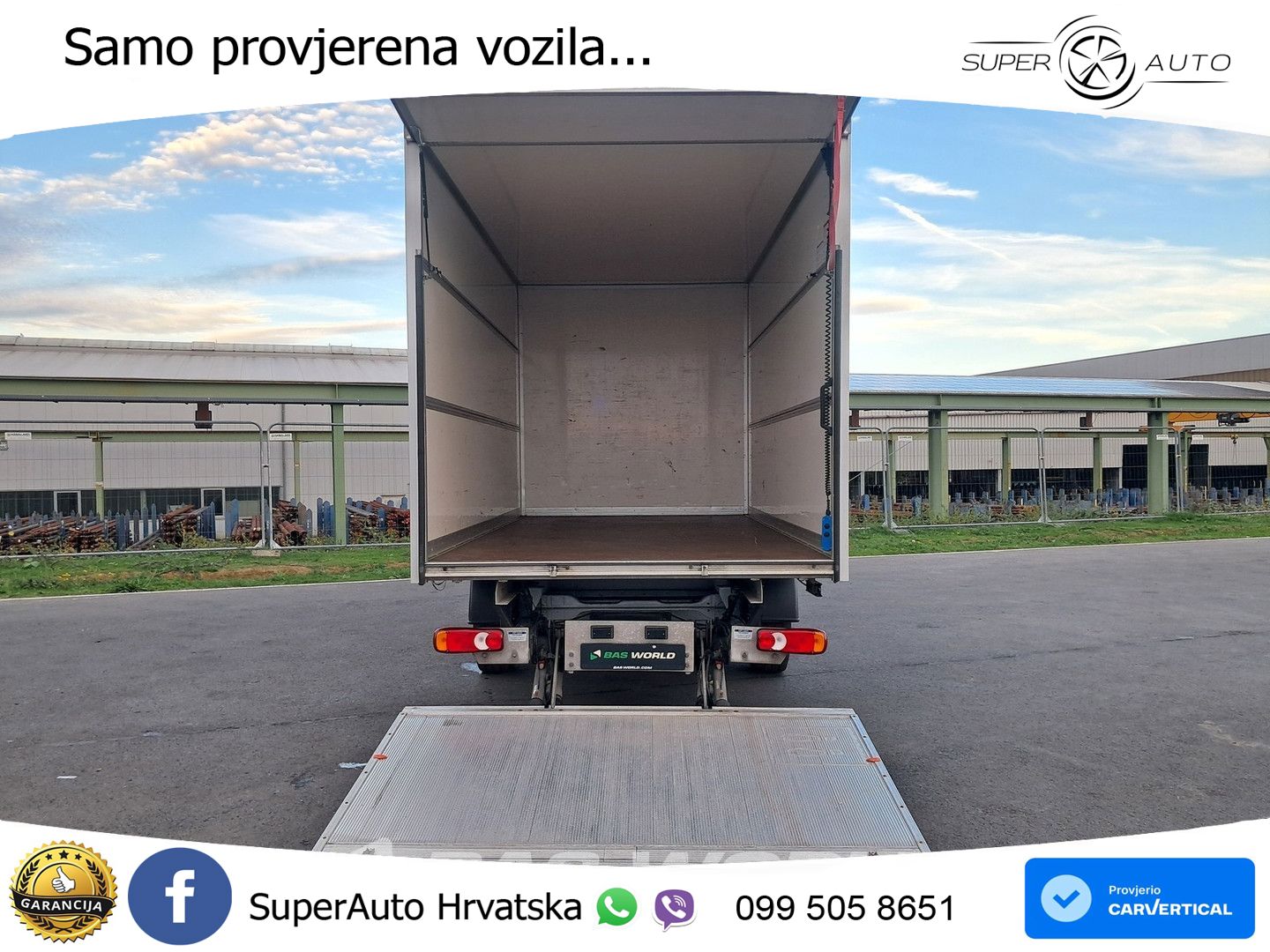 Peugeot Boxer 165PK D'Hollandia Ladebordwand 165PS Koffe 165 KS