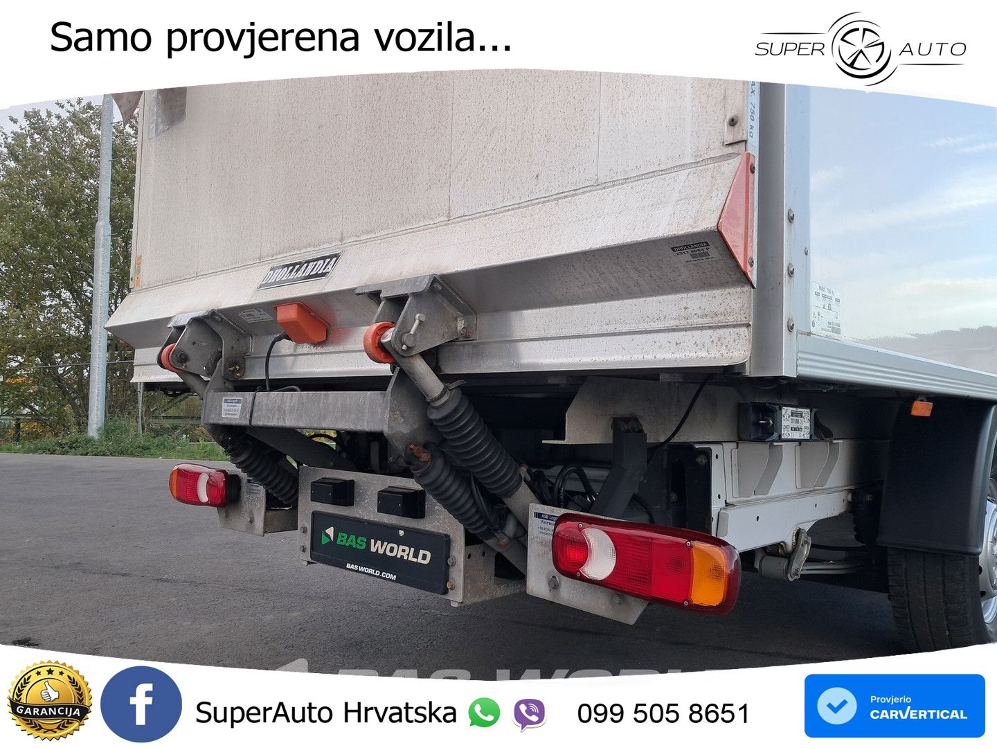 Peugeot Boxer 165PK D'Hollandia Ladebordwand 165PS Koffe 165 KS