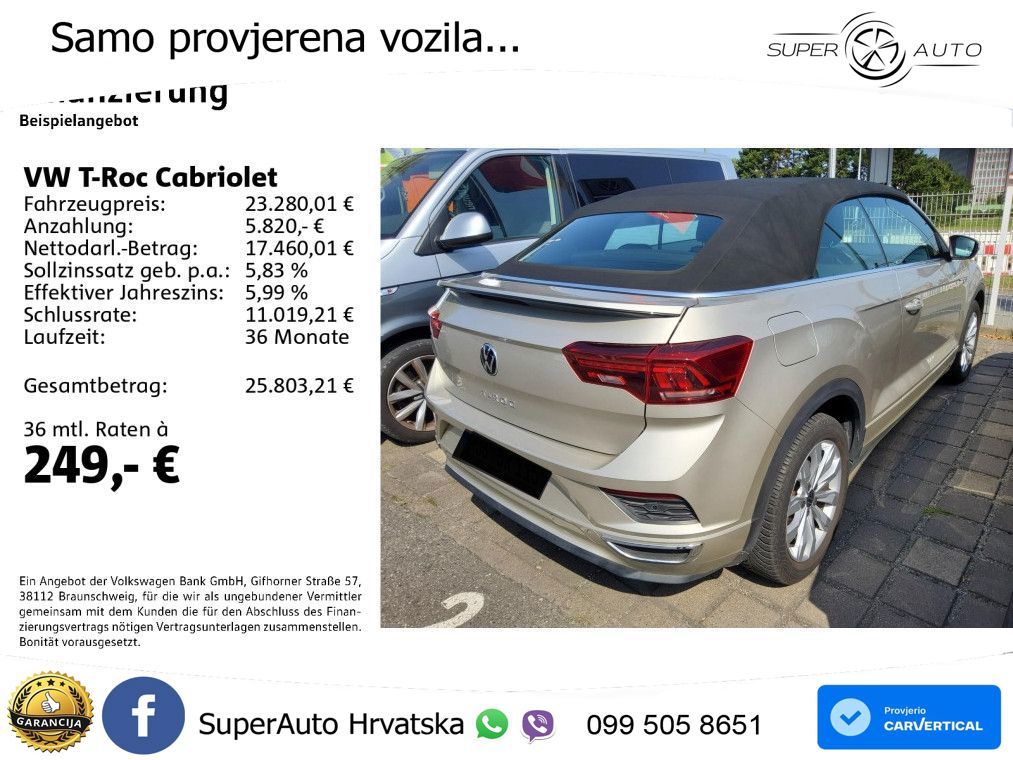 Volkswagen T-Roc I 1.5 TSI (150 KS) LED+GR SJED+ACC