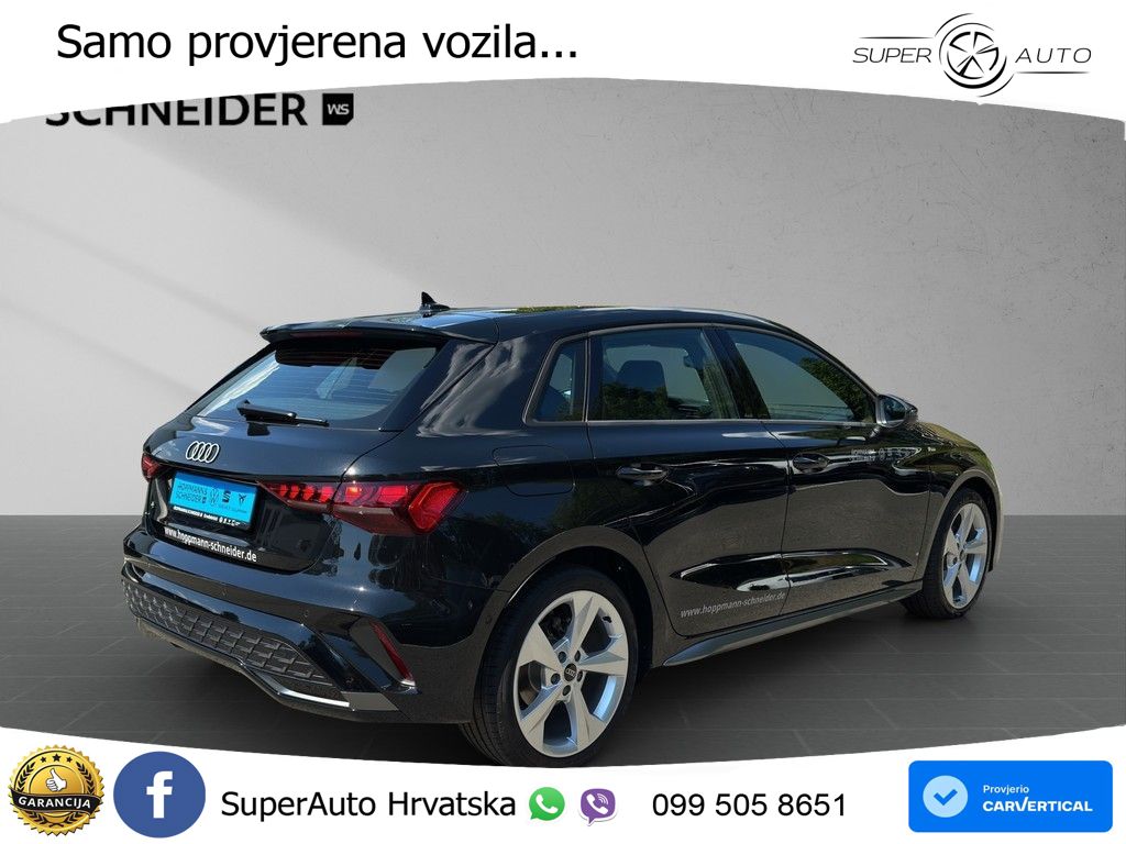 Audi A3 Sportback 30 TFSI (116 KS) S line LED+GR SJED+ACC