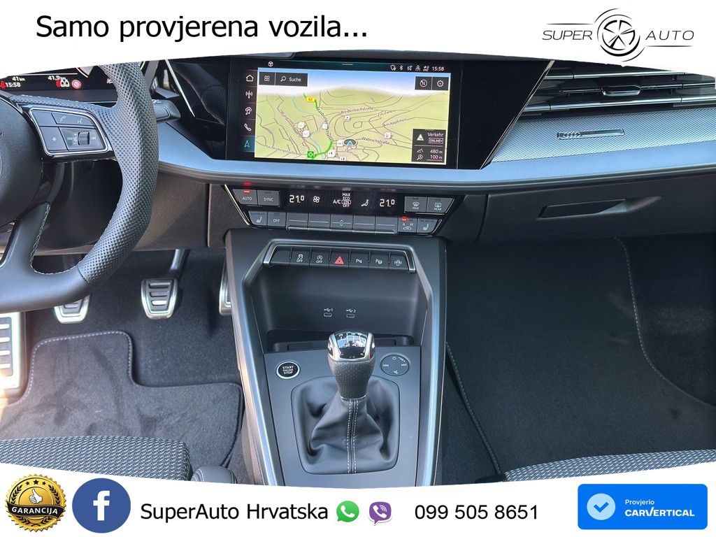 Audi A3 Sportback 30 TFSI (116 KS) S line LED+GR SJED+ACC