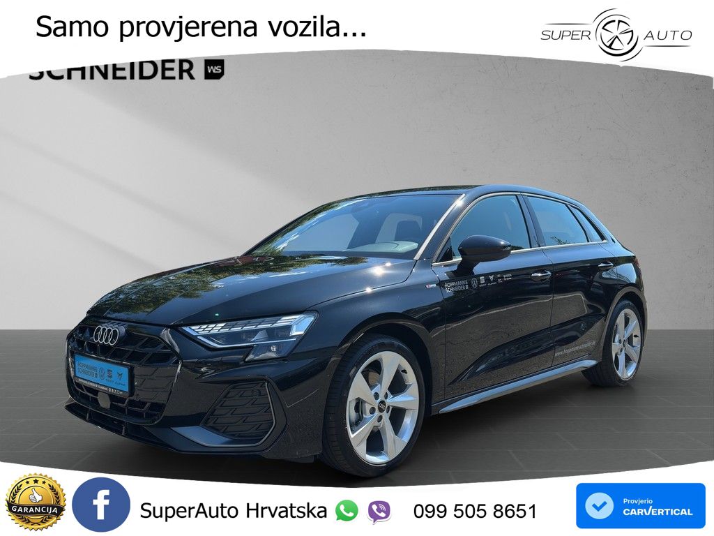 Audi A3 Sportback 30 TFSI (116 KS) S line LED+GR SJED+ACC