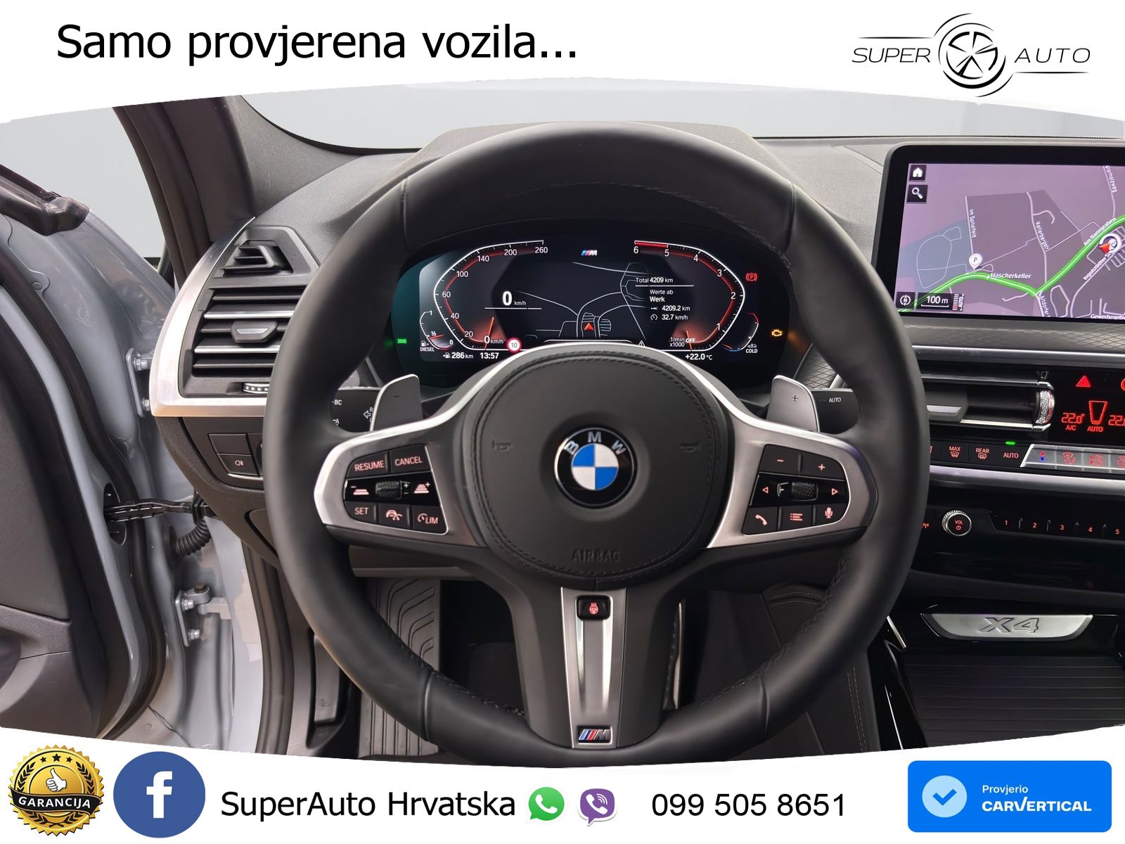 BMW X4 20d (190 KS) xDrive Steptronic M Sport LED+GR SJED+ACC