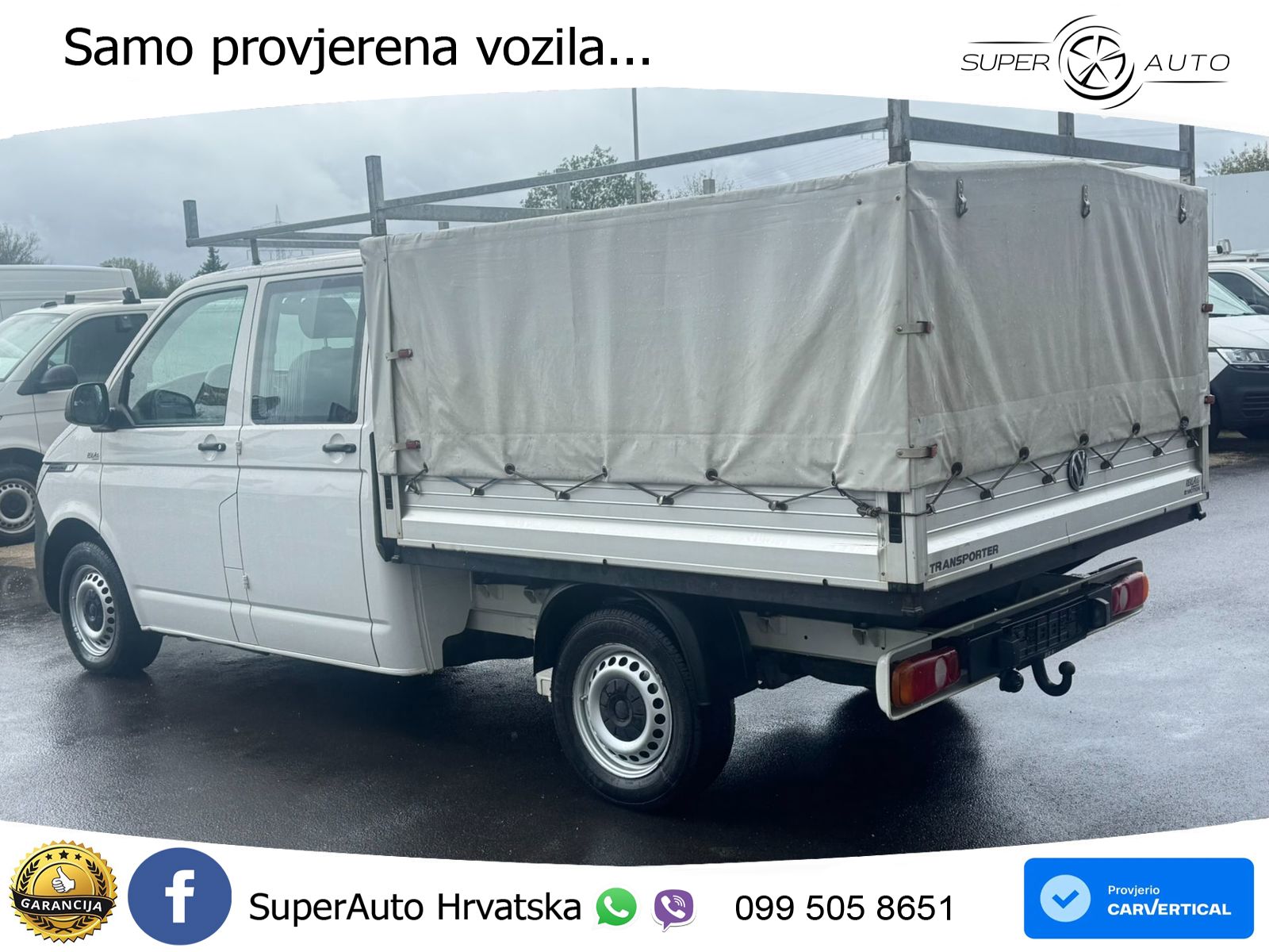 Volkswagen T6.1 Transporter Doka/Pritsche DSG 4Motion Klima 150 KS