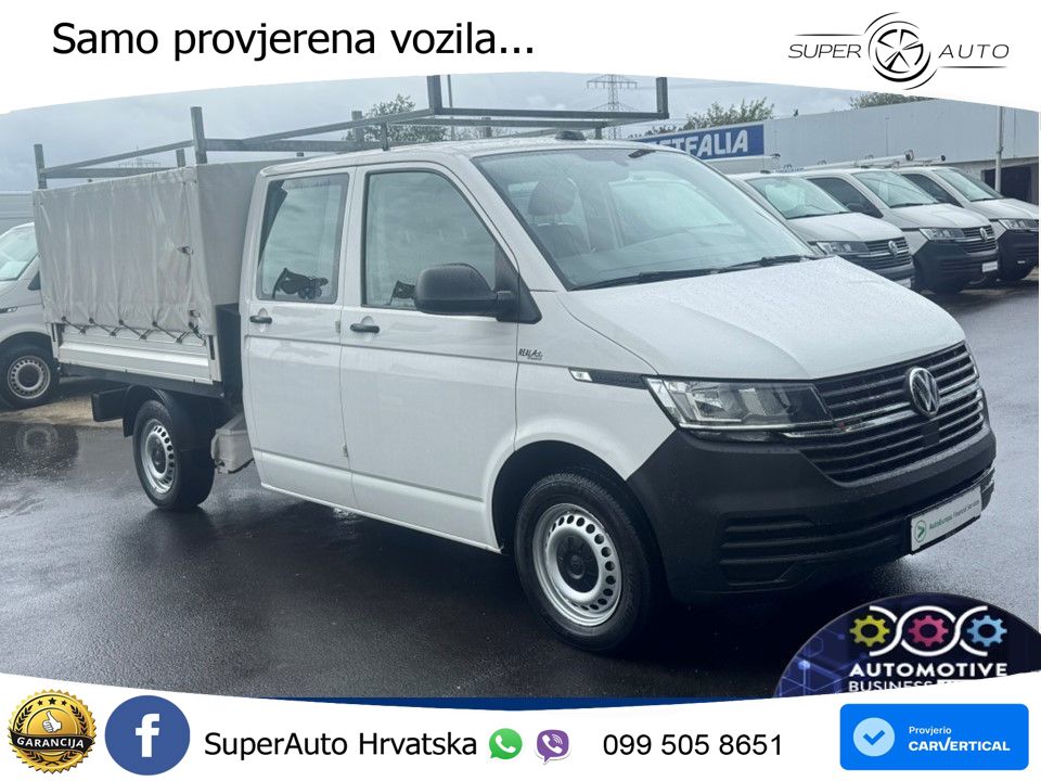 Volkswagen T6.1 Transporter Doka/Pritsche DSG 4Motion Klima 150 KS