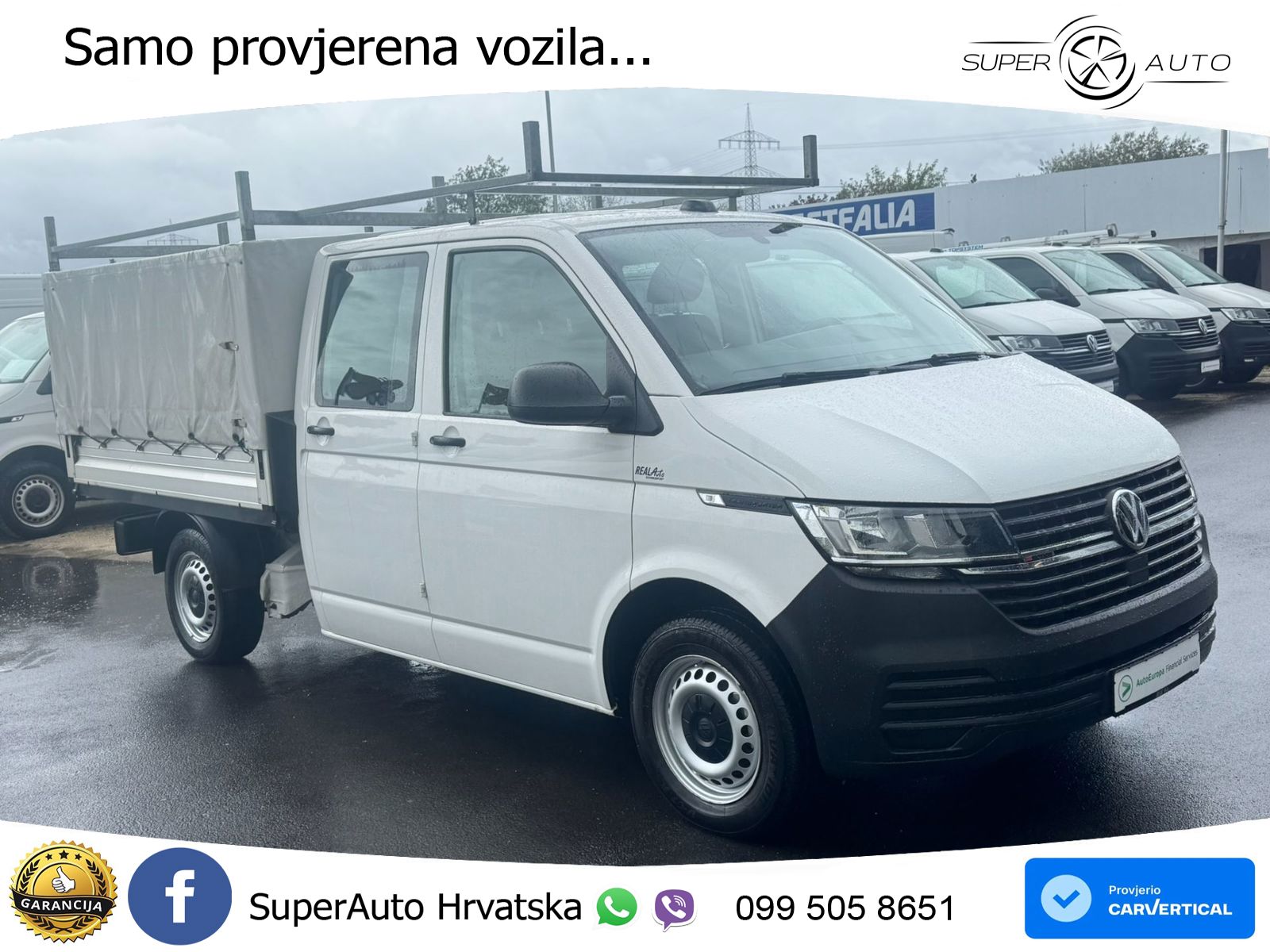 Volkswagen T6.1 Transporter Doka/Pritsche DSG 4Motion Klima 150 KS