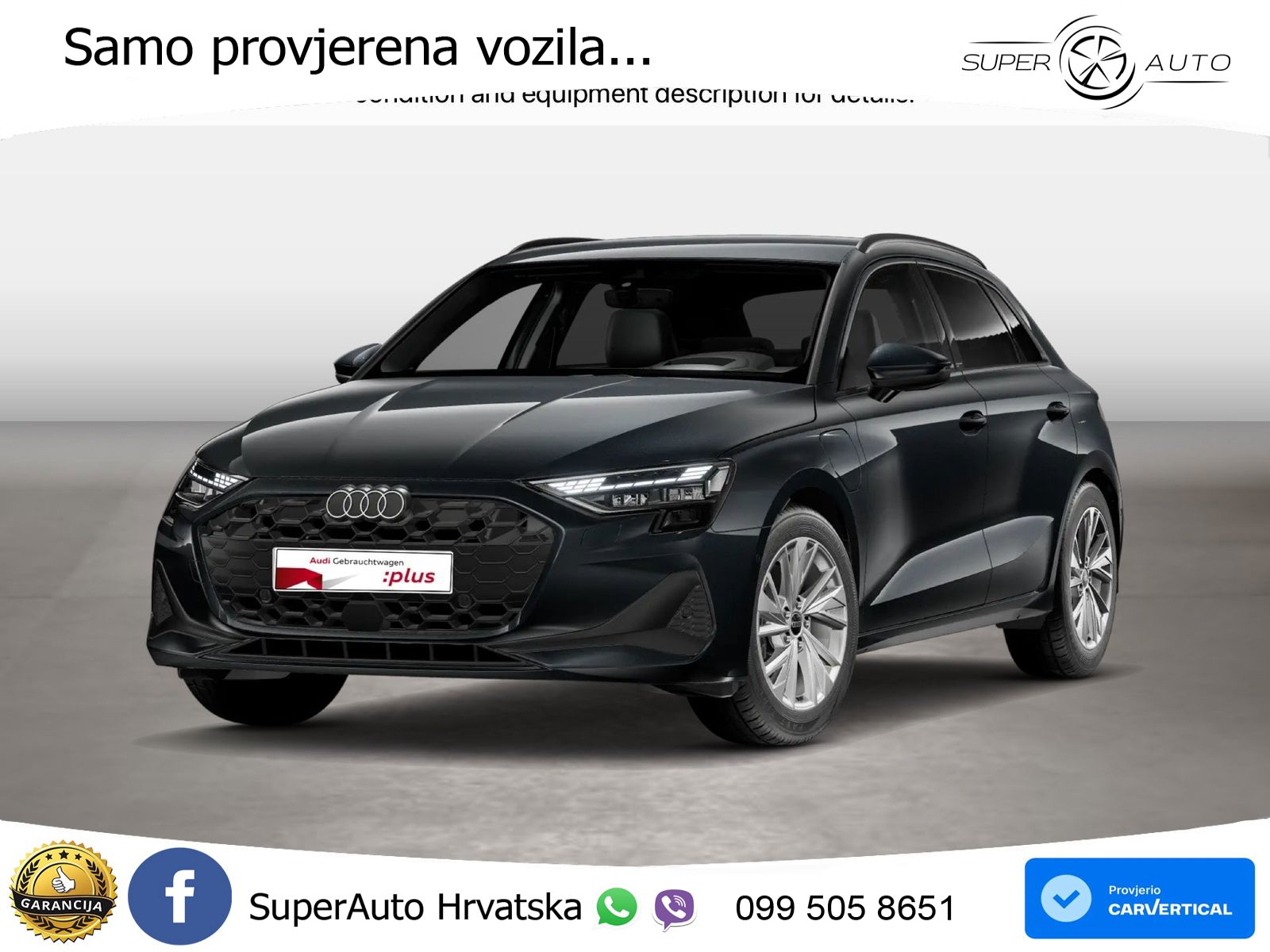 Audi A3 Sportback 40 TFSI e (204 KS) Plug-in Hybrid S tronic LED+GR SJED+ACC