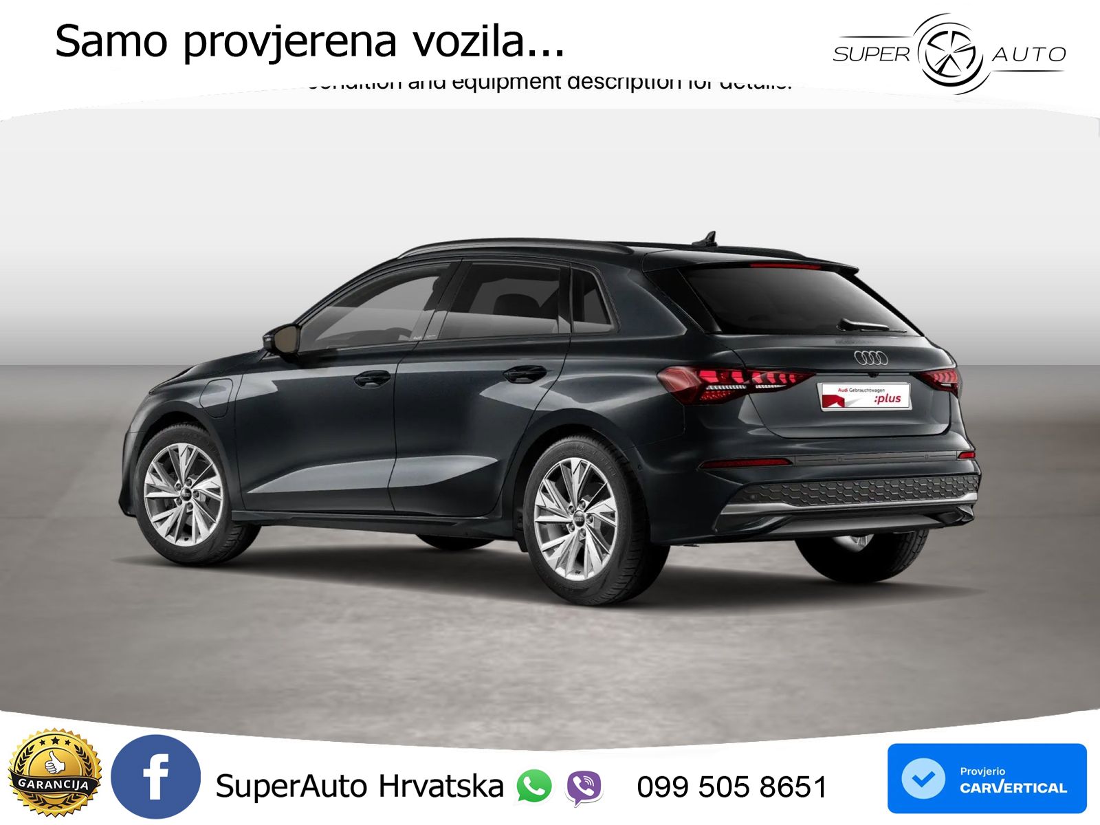 Audi A3 Sportback 40 TFSI e (204 KS) Plug-in Hybrid S tronic LED+GR SJED+ACC