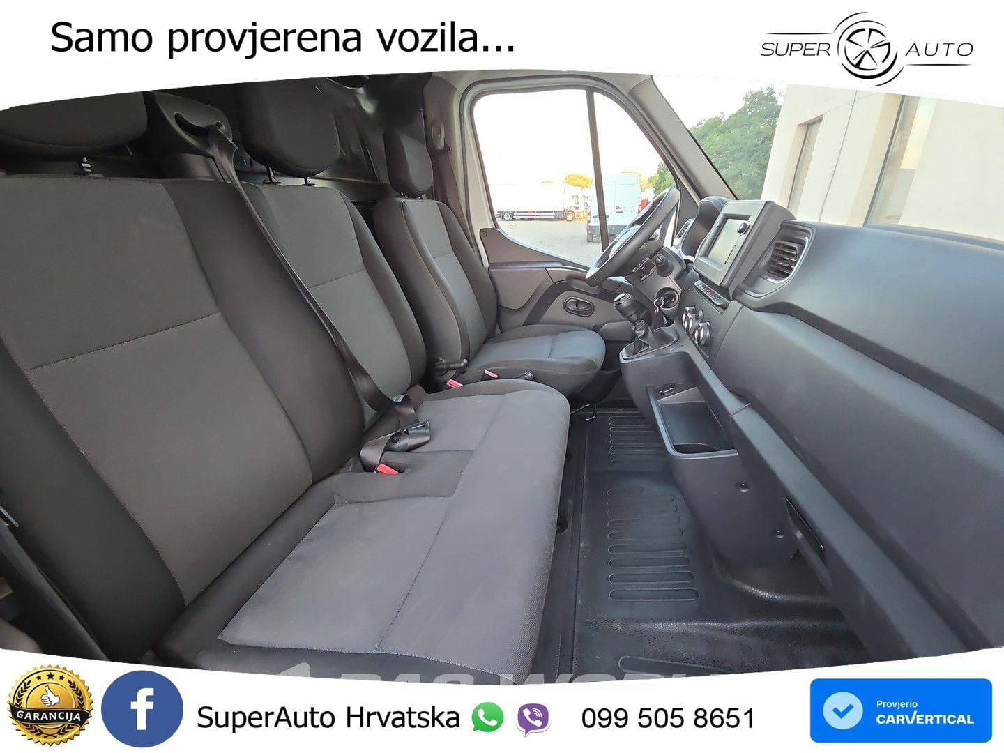 Renault Master 145PK ITV 07-2027 - L3H2 - LED - Aire aco 145 KS
