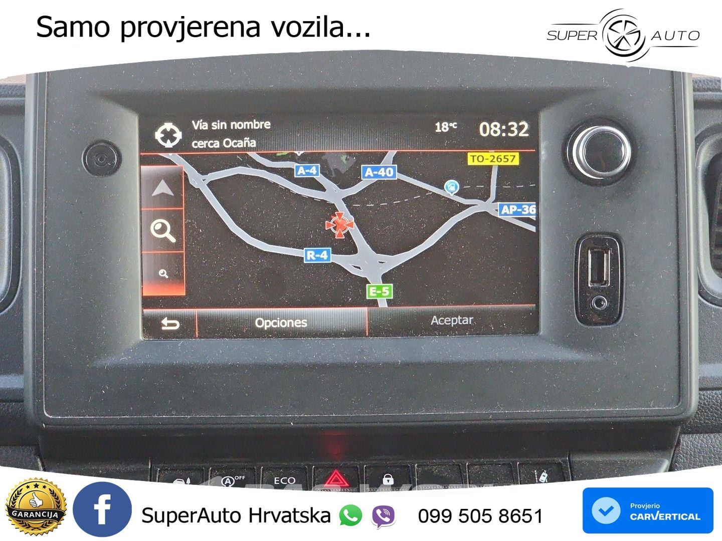 Renault Master 145PK ITV 07-2027 - L3H2 - LED - Aire aco 145 KS