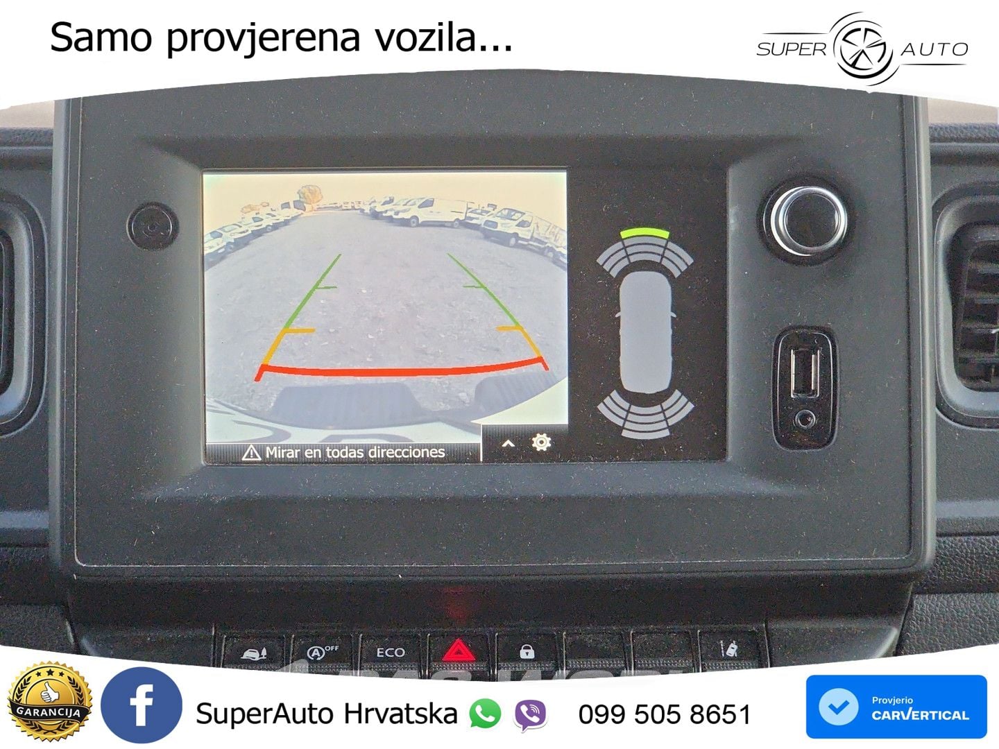 Renault Master 145PK ITV 07-2027 - L3H2 - LED - Aire aco 145 KS