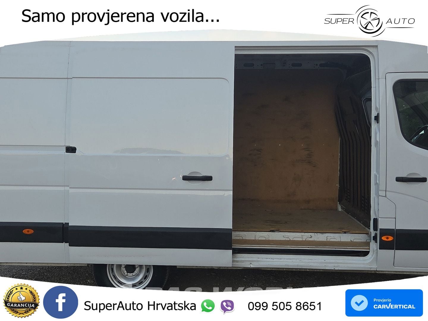 Renault Master 145PK ITV 07-2027 - L3H2 - LED - Aire aco 145 KS