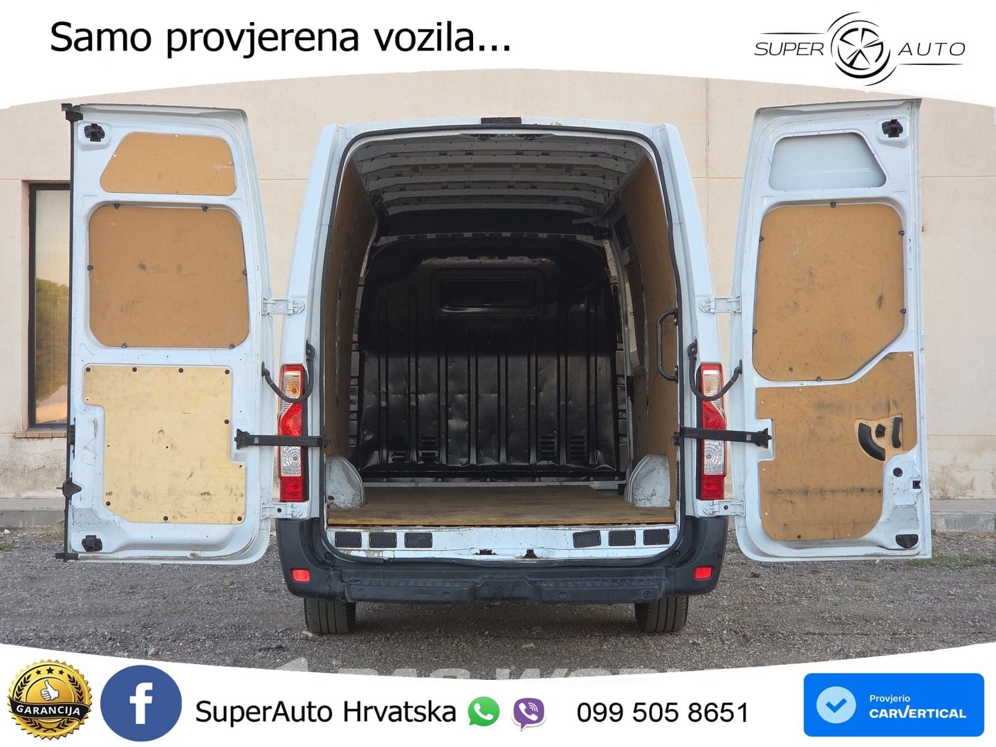 Renault Master 145PK ITV 07-2027 - L3H2 - LED - Aire aco 145 KS