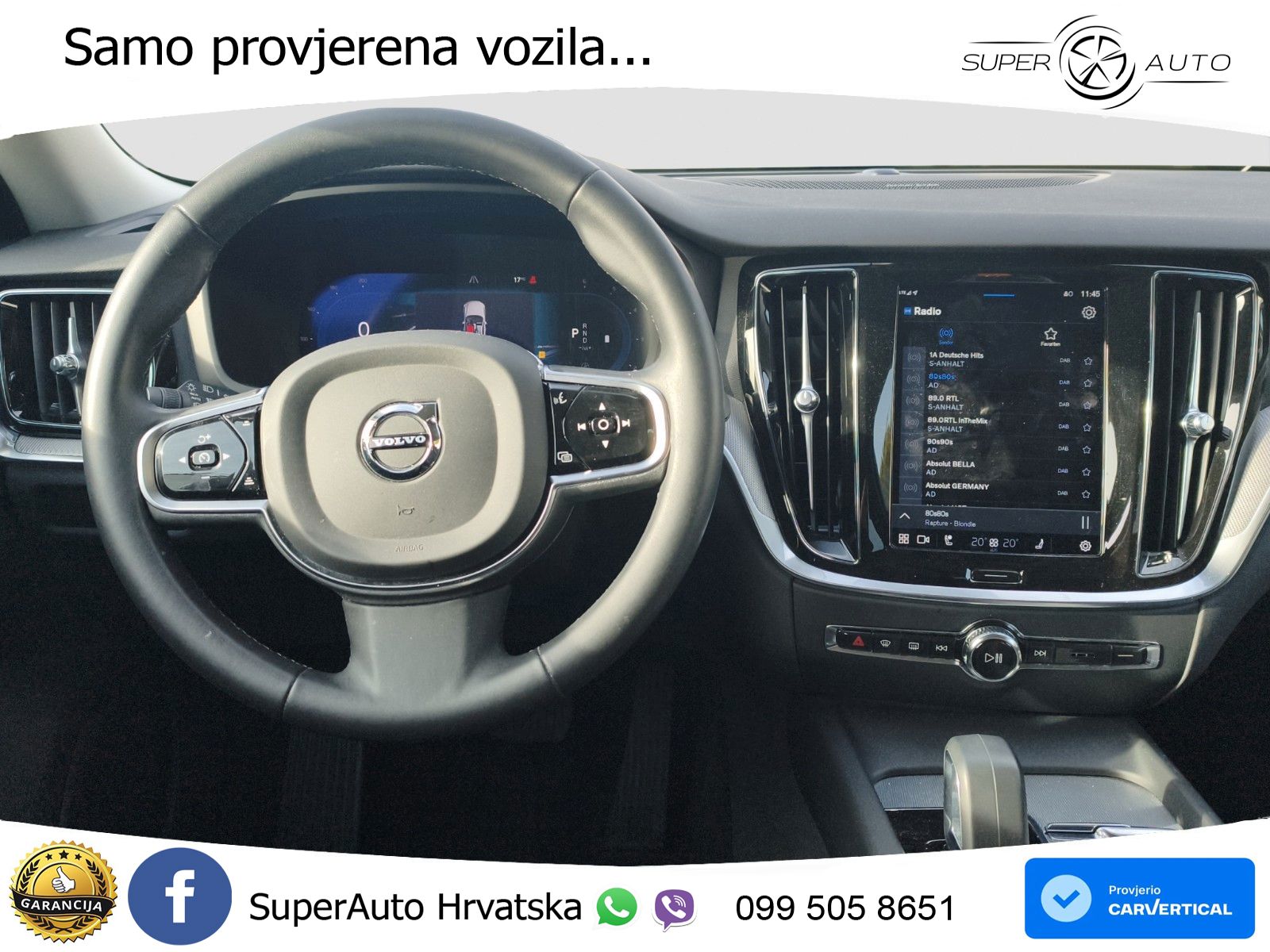 Volvo V60 2.0 B4 Diesel Geartronic LED+GR SJED+ACC
