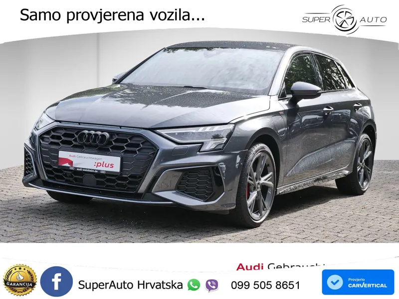 Audi A3 45 TFSIe (245 KS) S tronic S line LED+GR SJED+ACC