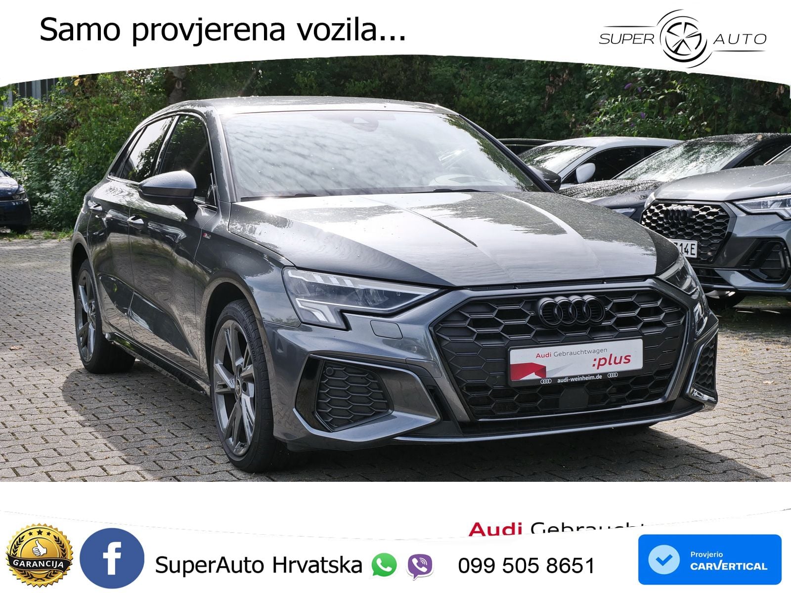 Audi A3 45 TFSIe (245 KS) S tronic S line LED+GR SJED+ACC
