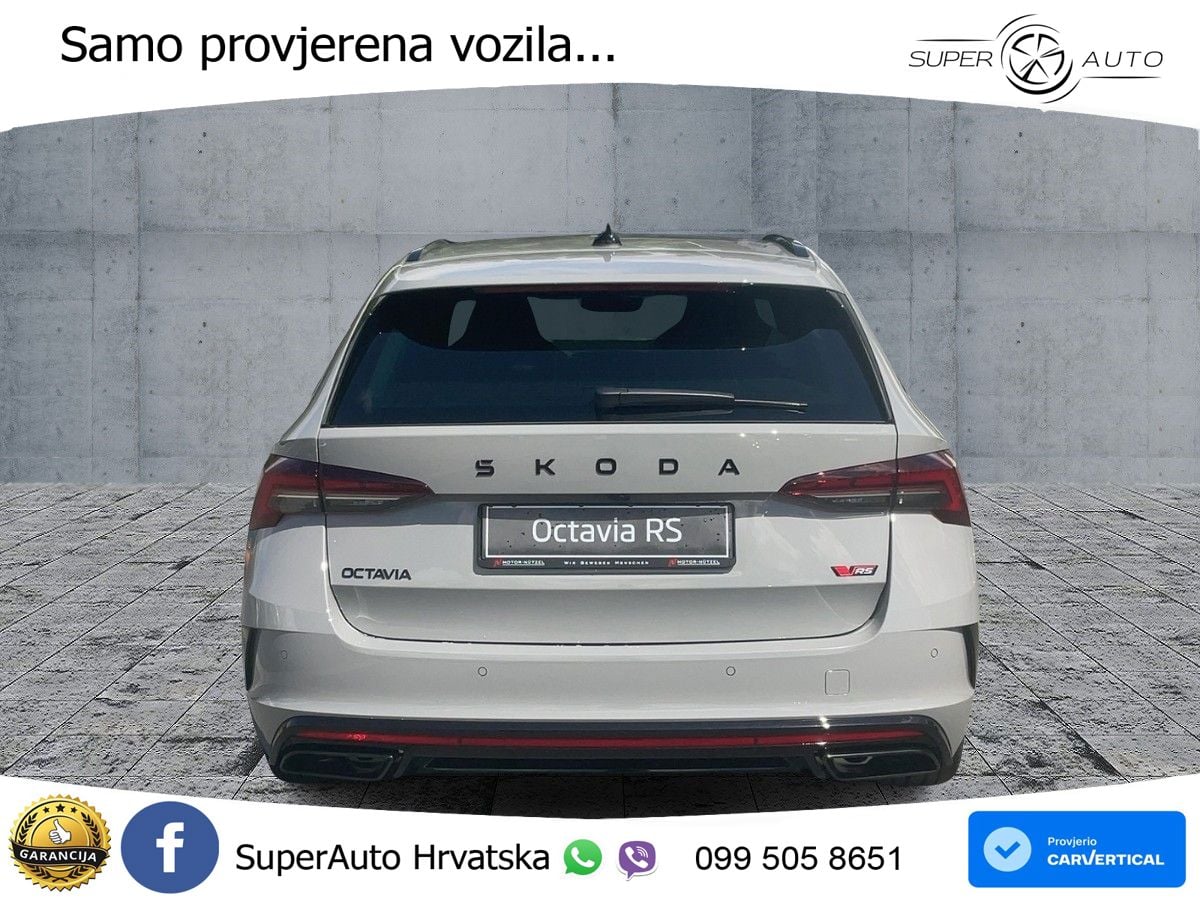 Škoda Octavia Combi RS 2.0 TSI (265 KS) DSG LED+GR SJED+ACC