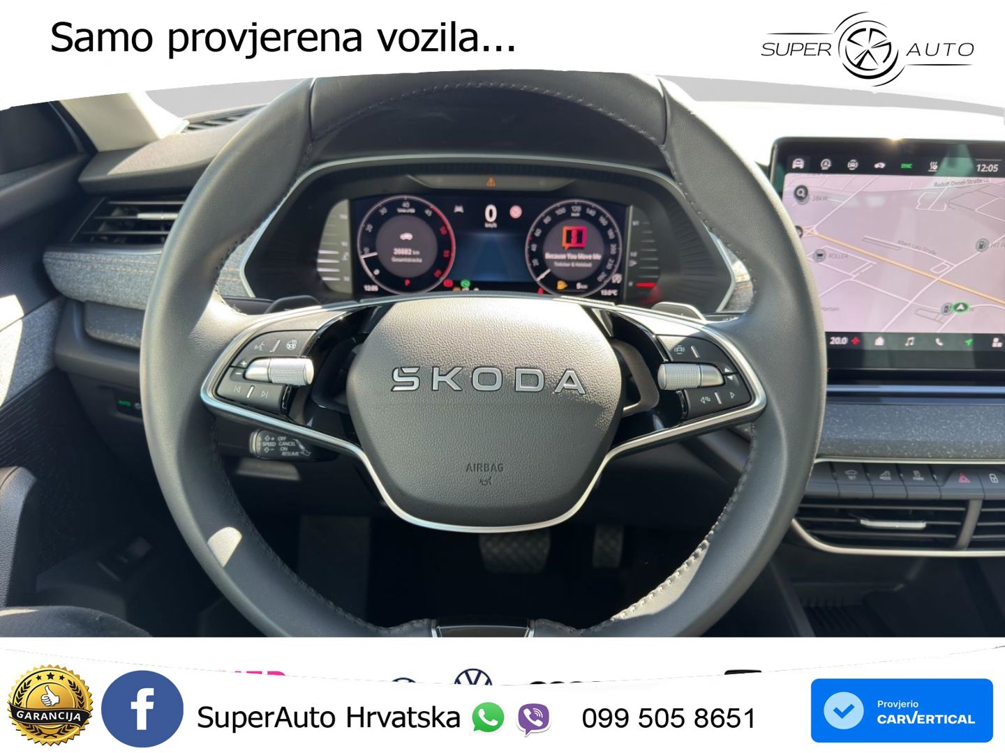 Škoda Octavia Combi 2.0 TDI (150 KS) DSG MATRIX+GR SJED+KAM