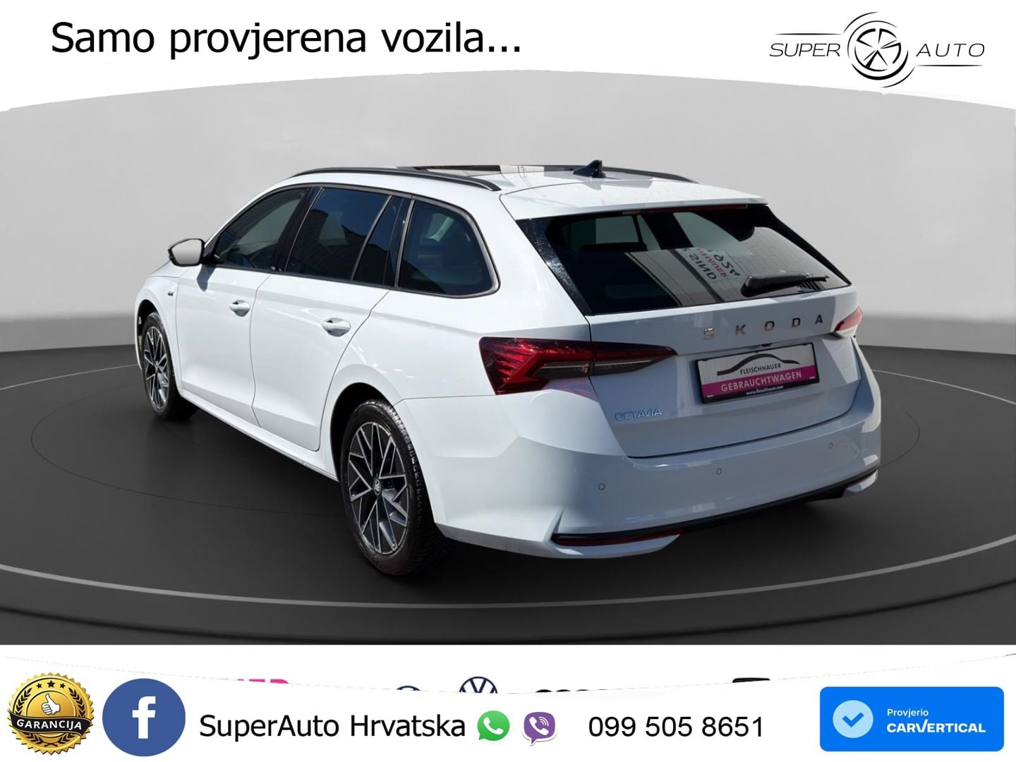 Škoda Octavia Combi 2.0 TDI (150 KS) DSG MATRIX+GR SJED+KAM