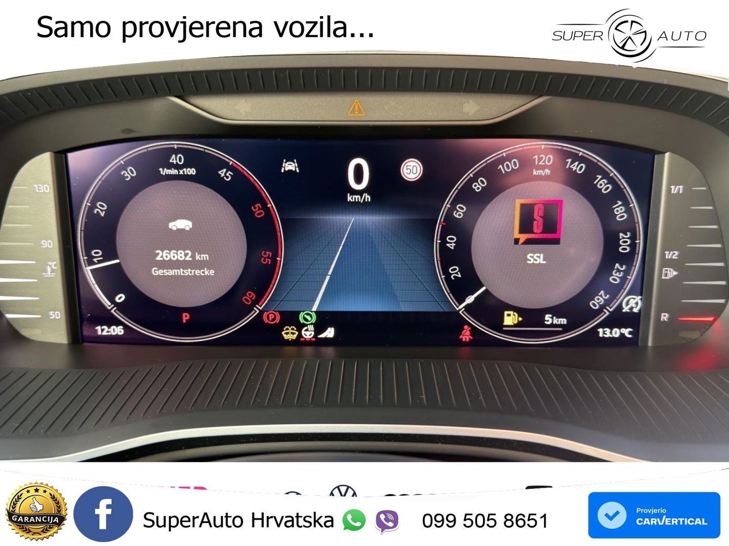 Škoda Octavia Combi 2.0 TDI (150 KS) DSG MATRIX+GR SJED+KAM