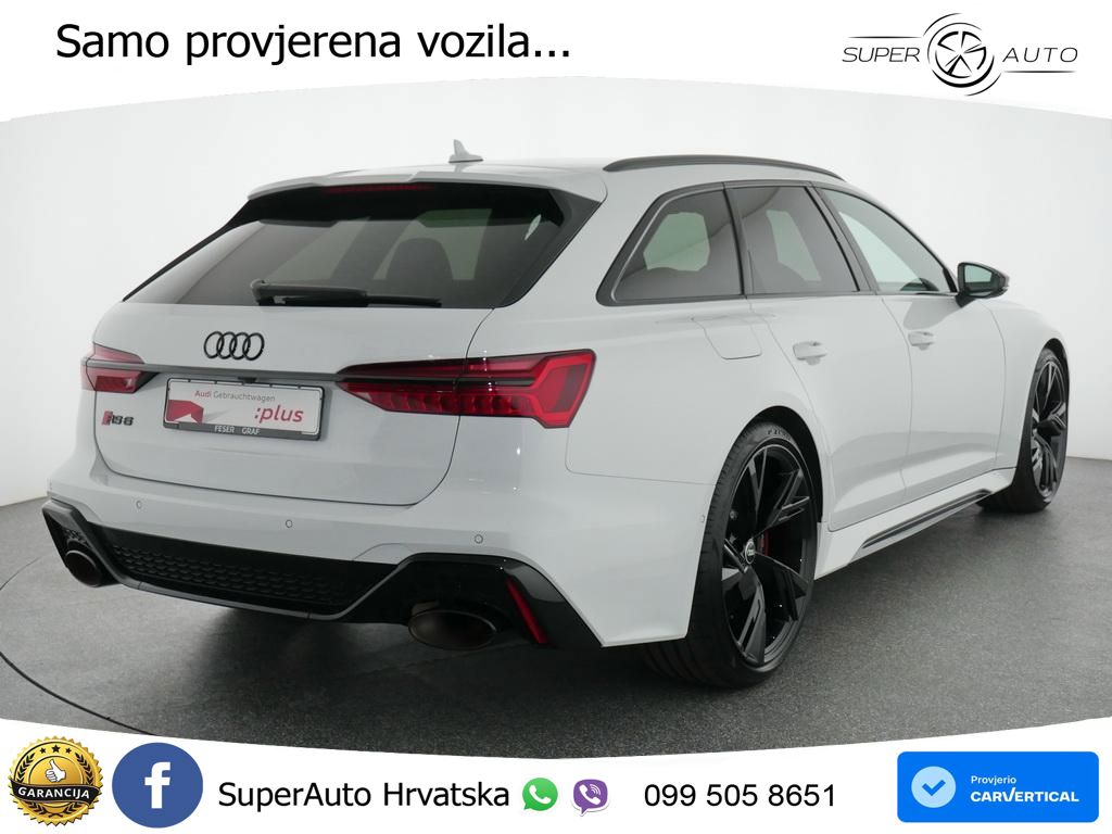 Audi RS6 Avant 4.0 TFSI V8 (600 KS) quattro Tiptronic ZRAČNI+ACC+4xGR SJED+360