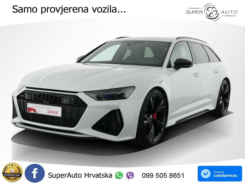 Audi RS6 Avant 4.0 TFSI V8 (600 KS) quattro Tiptronic ZRAČNI+ACC+4xGR SJED+360