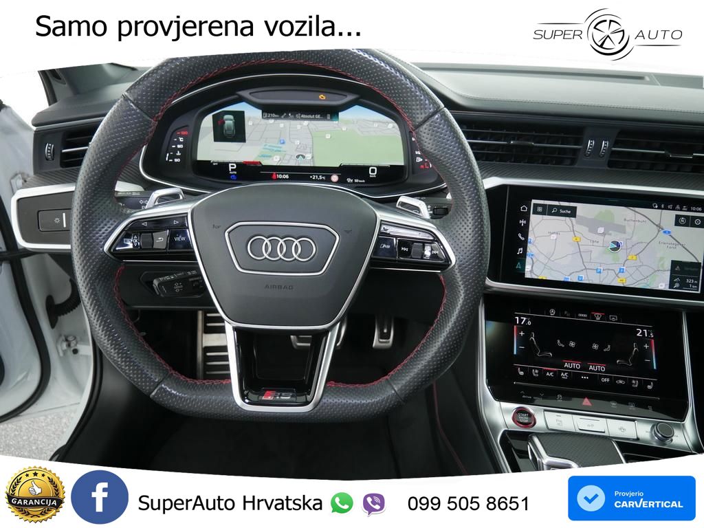 Audi RS6 Avant 4.0 TFSI V8 (600 KS) quattro Tiptronic ZRAČNI+ACC+4xGR SJED+360