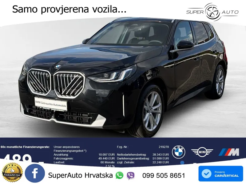 BMW X3 20d xDrive Steptronic LED+GR SJED+ACC