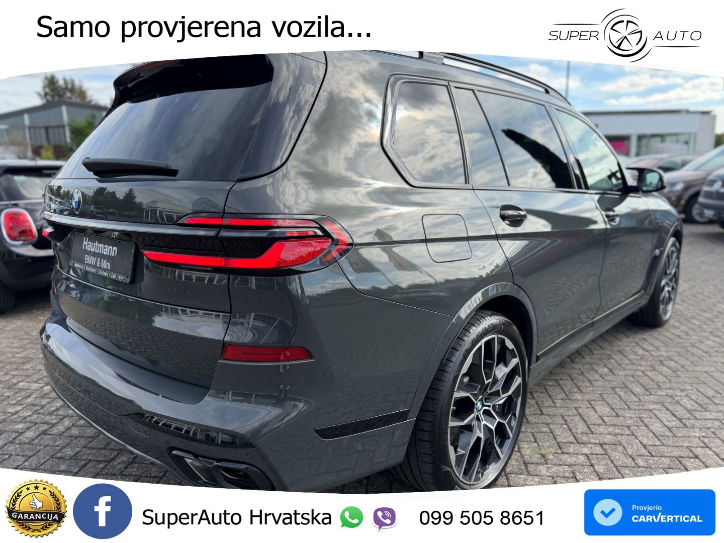 BMW X7 M60i (530 KS) xDrive Steptronic ZRAČNI+ACC+GR SJED+KAM+PANO