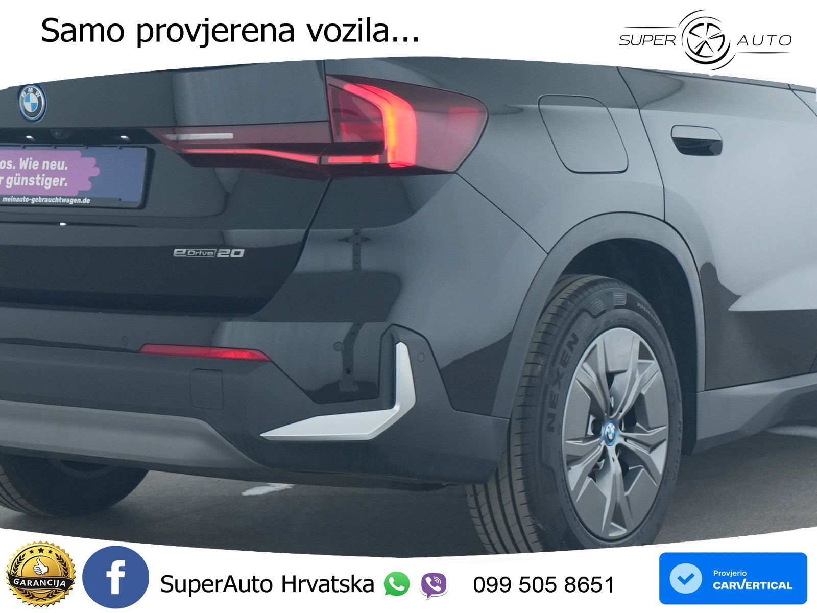 BMW iX1 66.5 kWh (204 KS) eDrive20 LED+ACC
