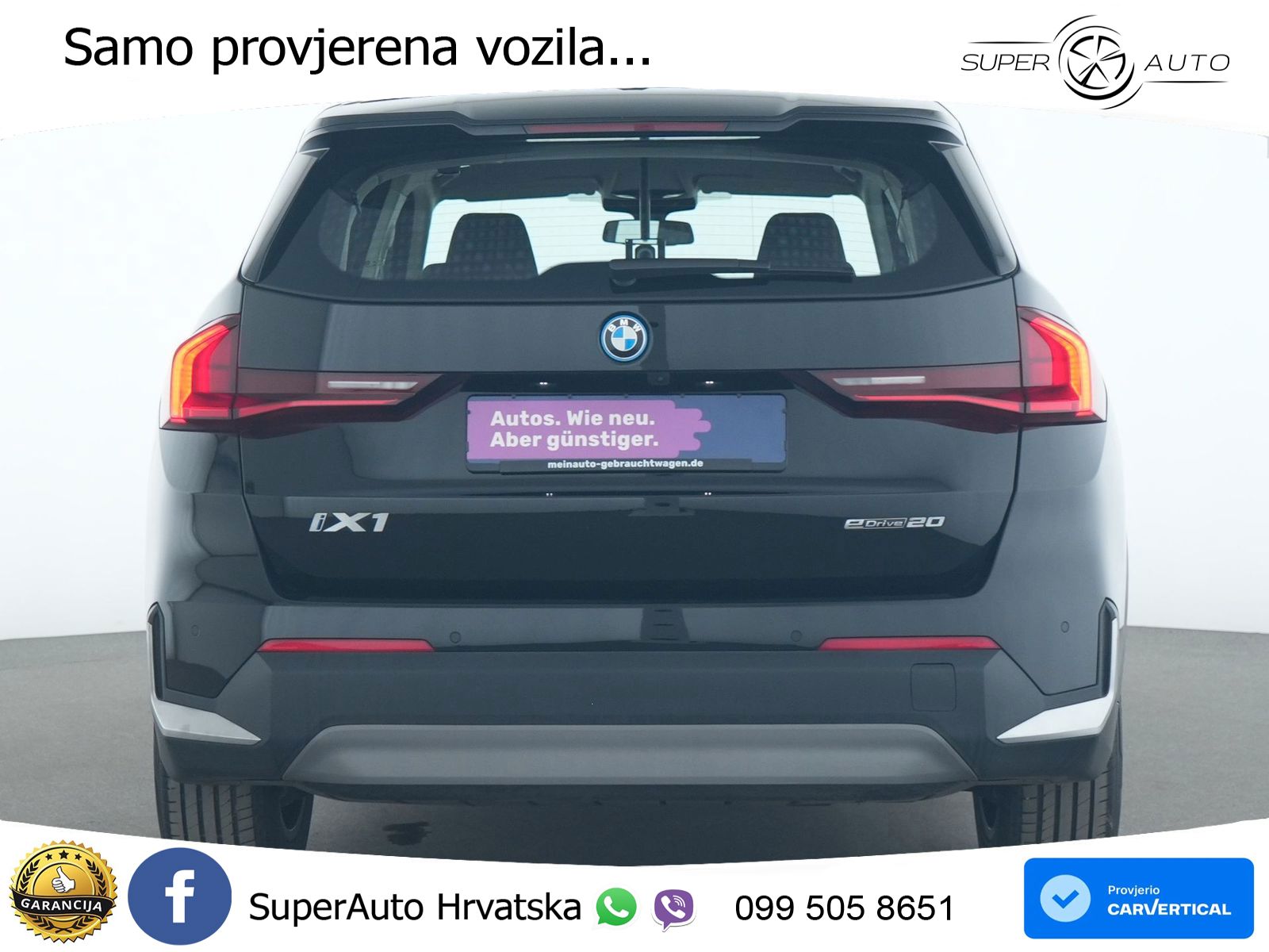 BMW iX1 66.5 kWh (204 KS) eDrive20 LED+ACC