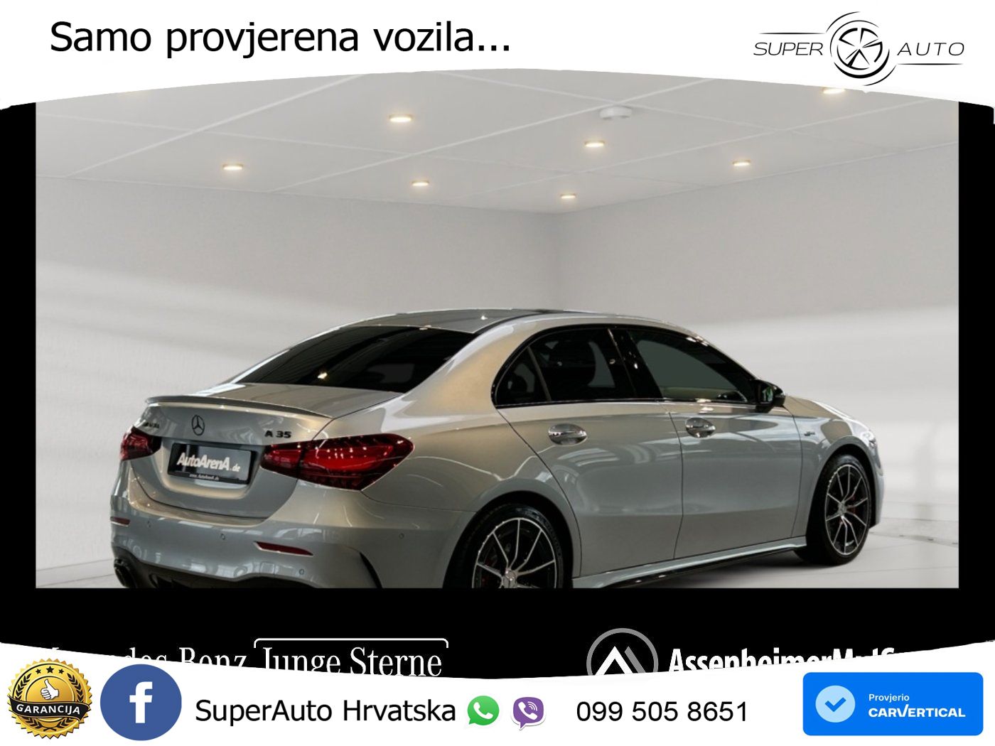 Mercedes-Benz AMG A 35 4MATIC AMG SPEEDSHIFT DCT LED+GR SJED+ACC