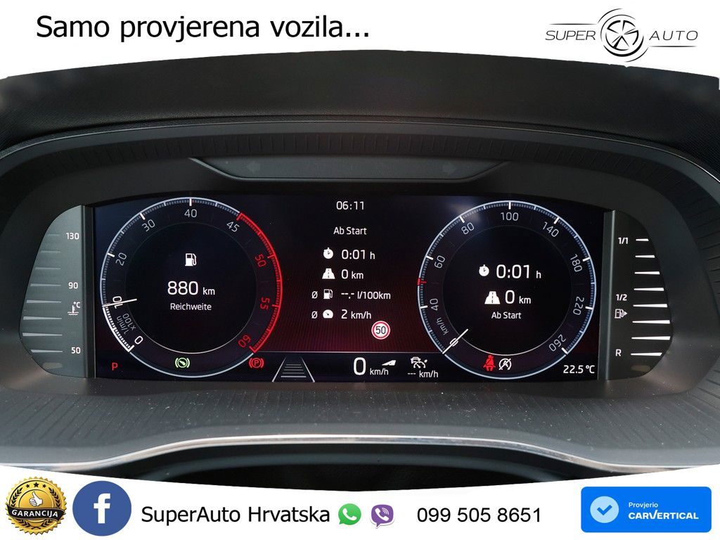 Škoda Octavia Combi 2.0 TDI (150 KS) DSG LED+GR SJED+ACC