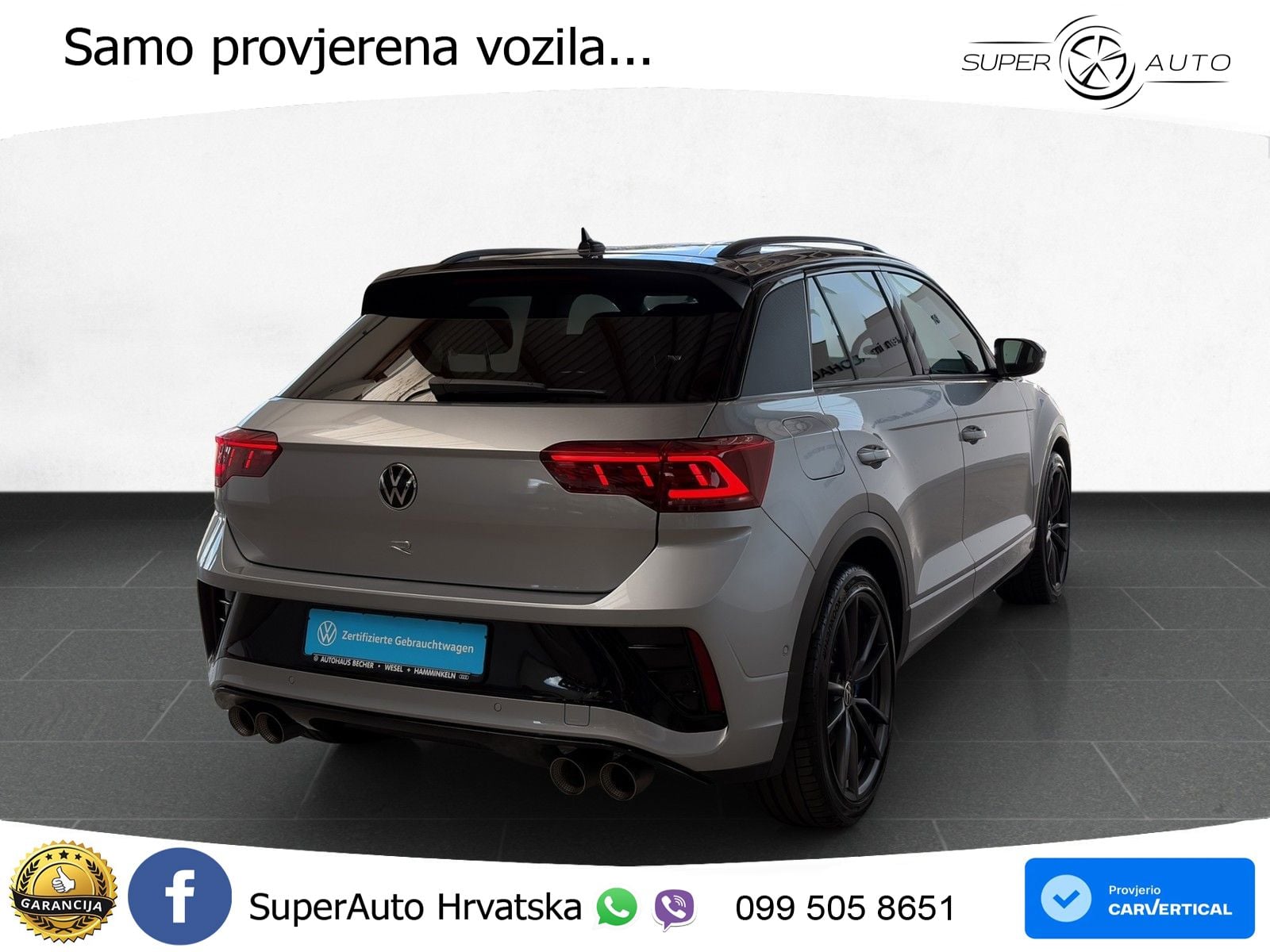 Volkswagen T-Roc I R 2.0 TSI (300 KS) OPF 4M DSG LED+GR SJED+ACC