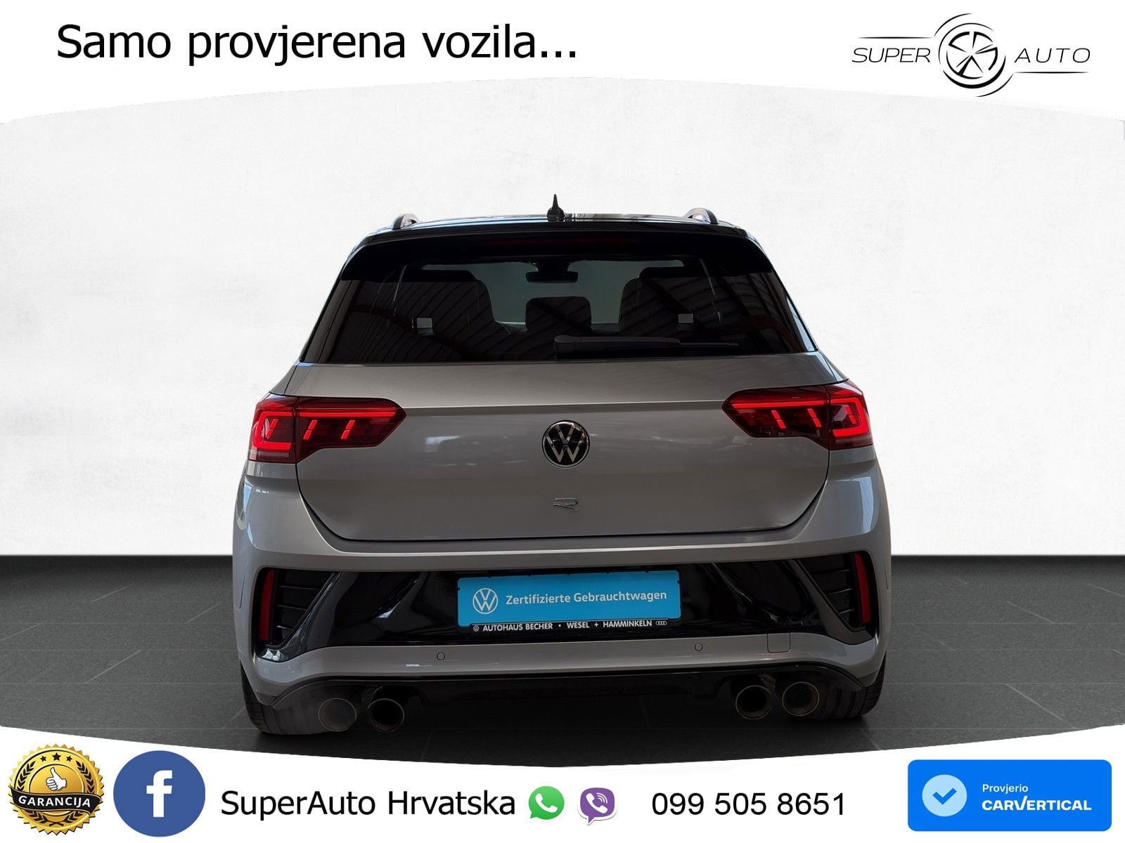 Volkswagen T-Roc I R 2.0 TSI (300 KS) OPF 4M DSG LED+GR SJED+ACC