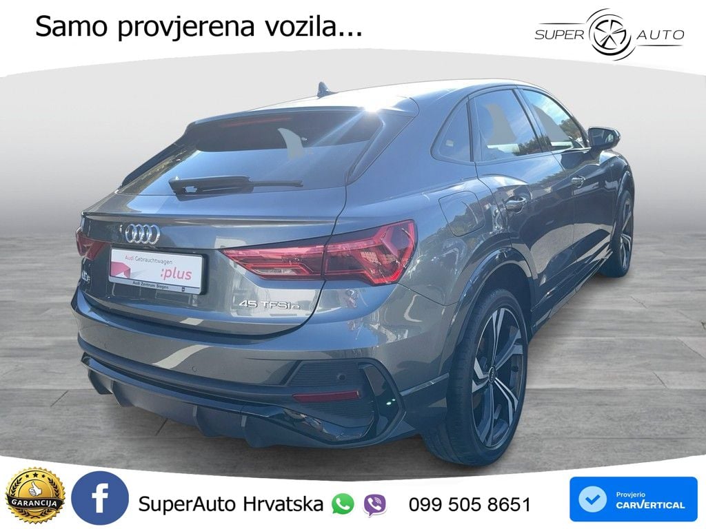 Audi Q3 Sportback 45 TFSIe (245 KS) S tronic S line MATRIX+GR SJED+KAM