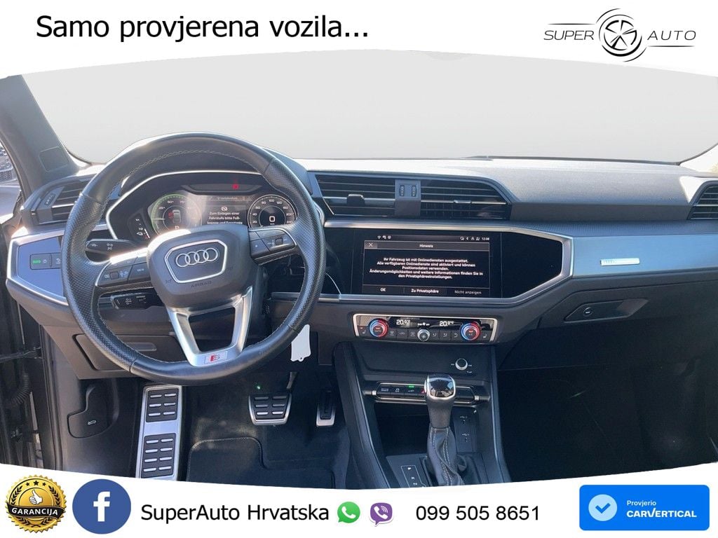 Audi Q3 Sportback 45 TFSIe (245 KS) S tronic S line MATRIX+GR SJED+KAM