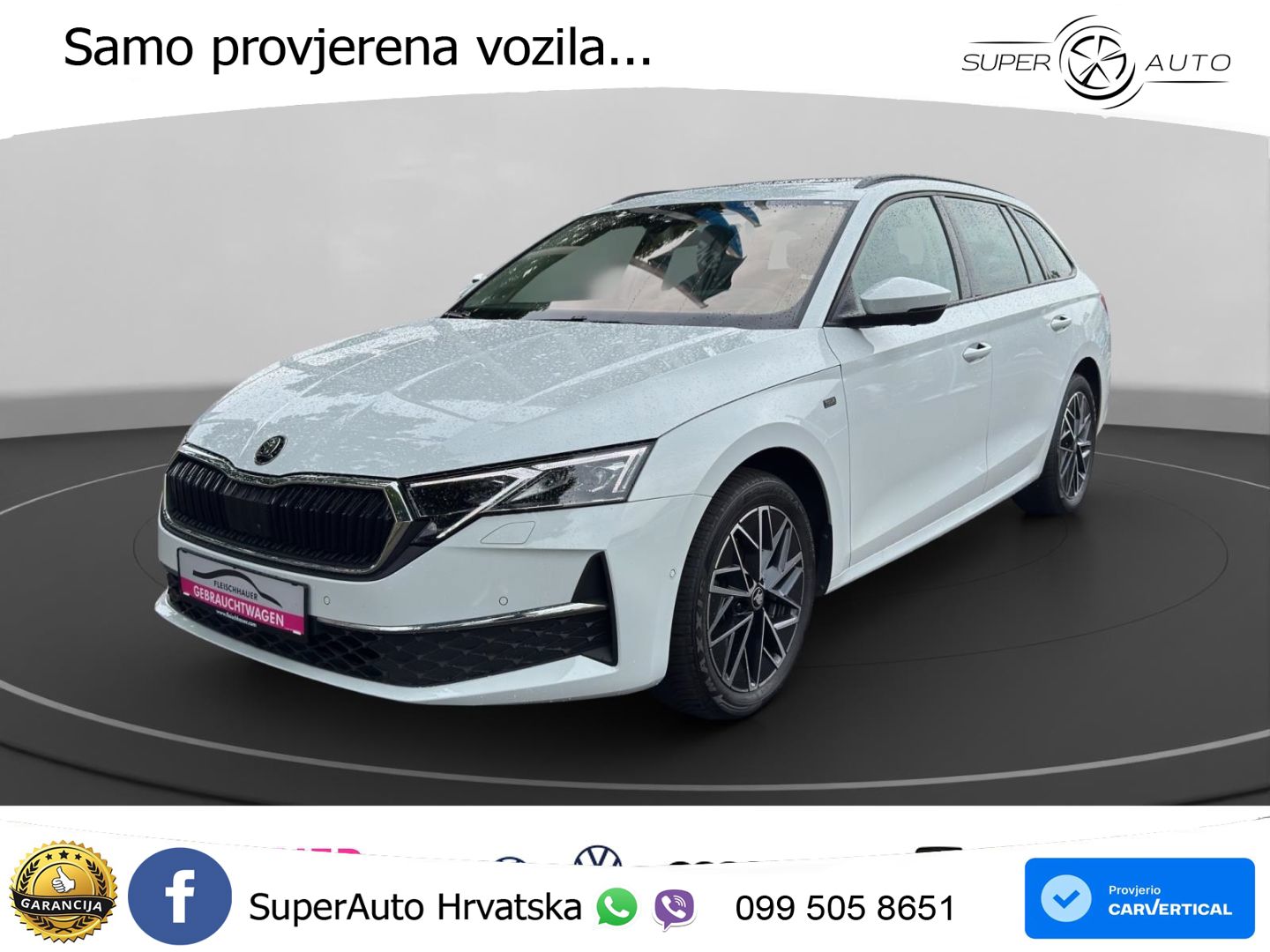 Škoda Octavia Combi 2.0 TDI (150 KS) DSG Selection MATRIX+GR SJED+KAM
