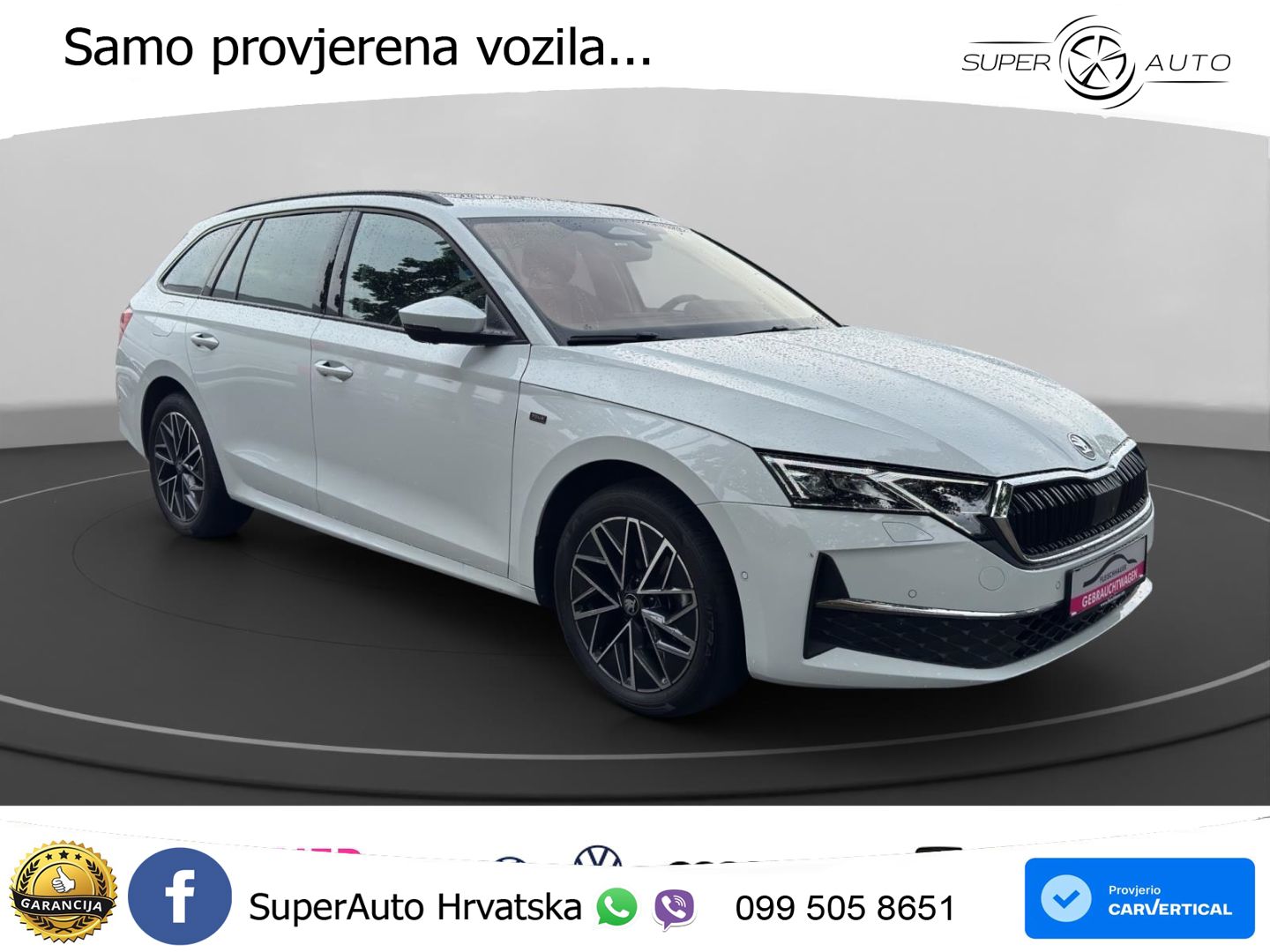 Škoda Octavia Combi 2.0 TDI (150 KS) DSG Selection MATRIX+GR SJED+KAM