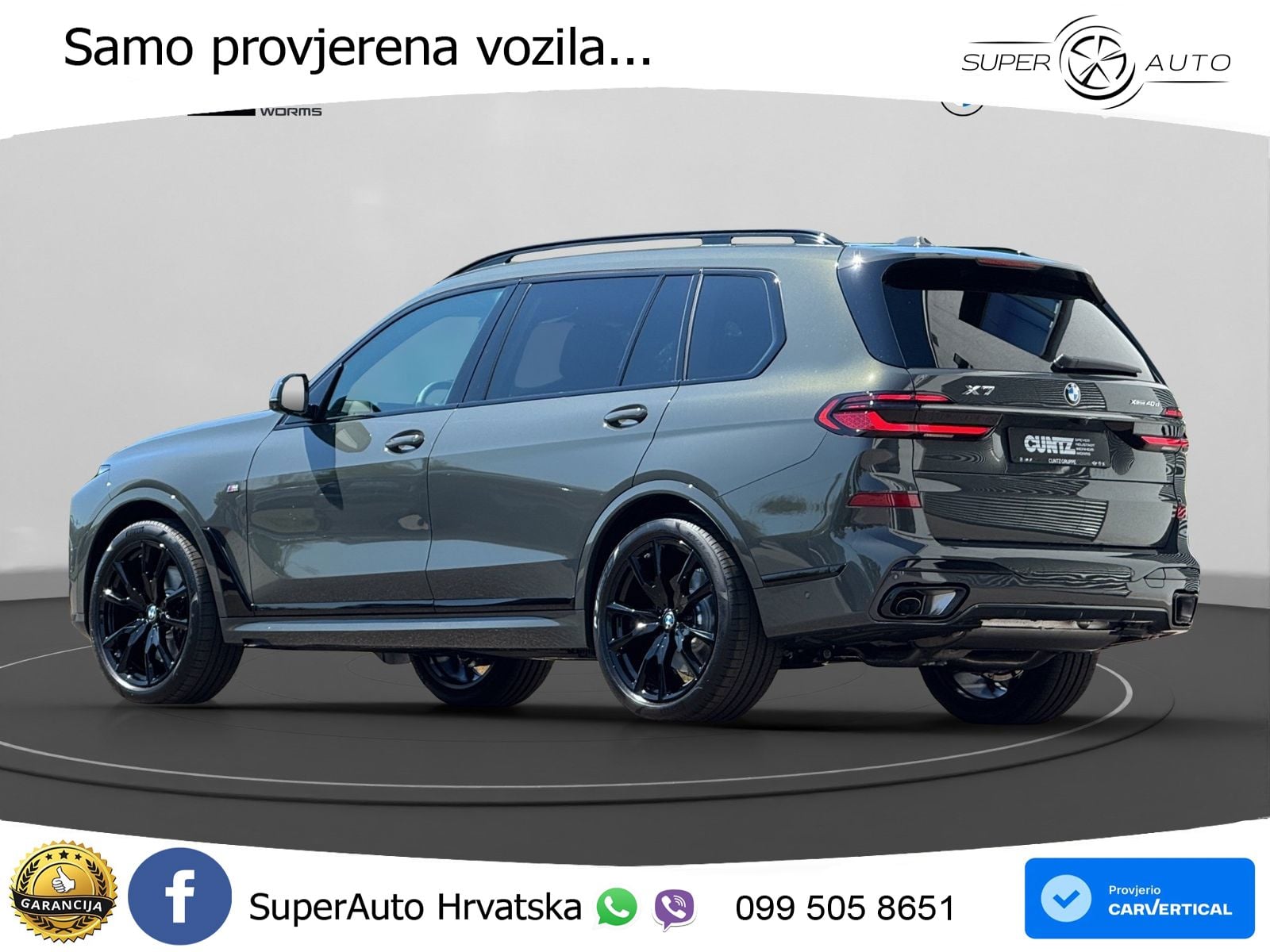 BMW X7 40d (352 KS) xDrive Steptronic ZRAČNI+ACC+GR SJED+KAM+PANO