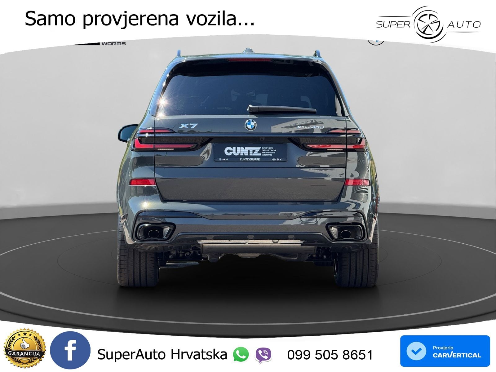 BMW X7 40d (352 KS) xDrive Steptronic ZRAČNI+ACC+GR SJED+KAM+PANO