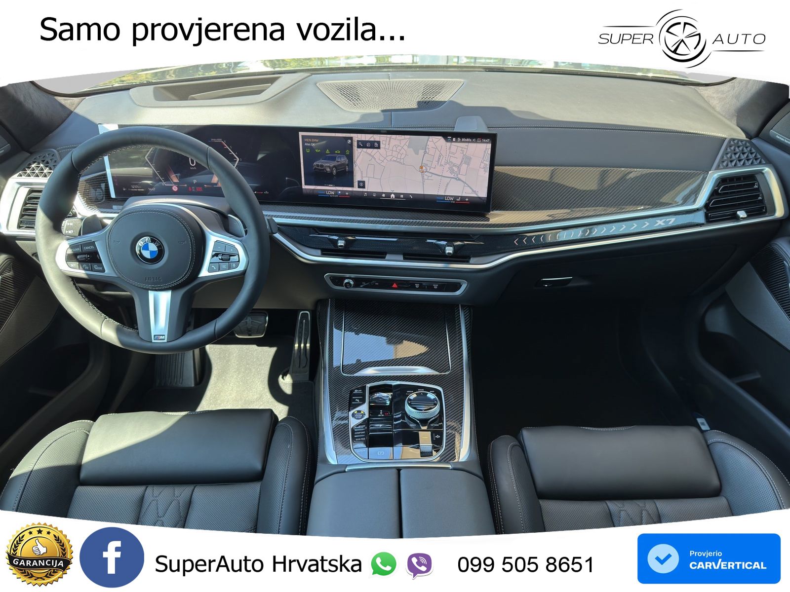BMW X7 40d (352 KS) xDrive Steptronic ZRAČNI+ACC+GR SJED+KAM+PANO