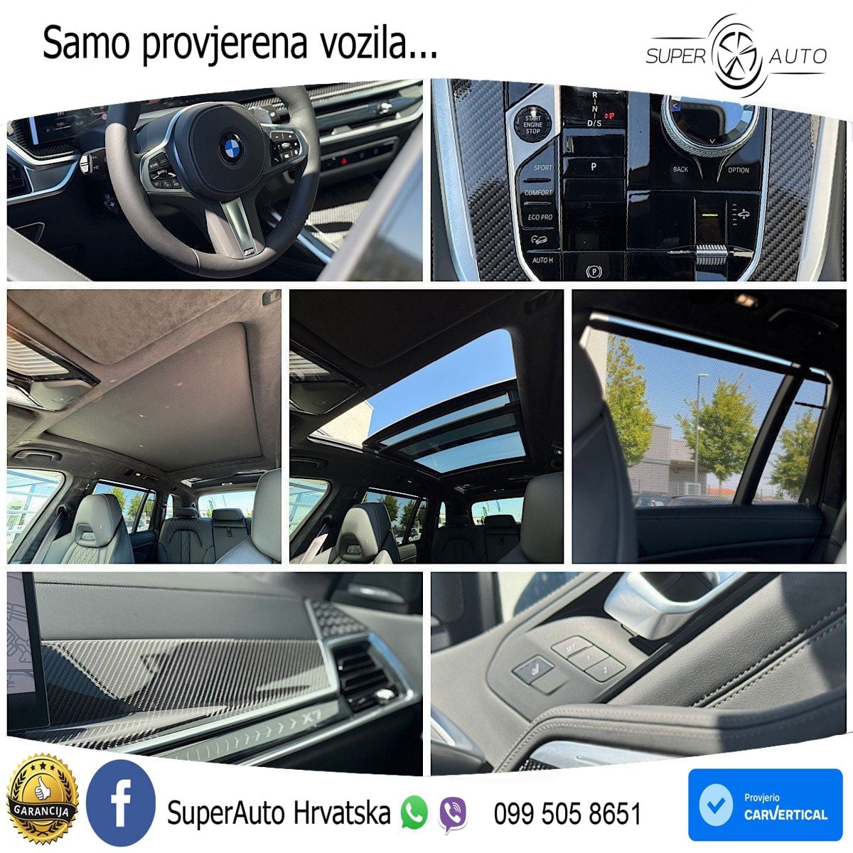 BMW X7 40d (352 KS) xDrive Steptronic ZRAČNI+ACC+GR SJED+KAM+PANO