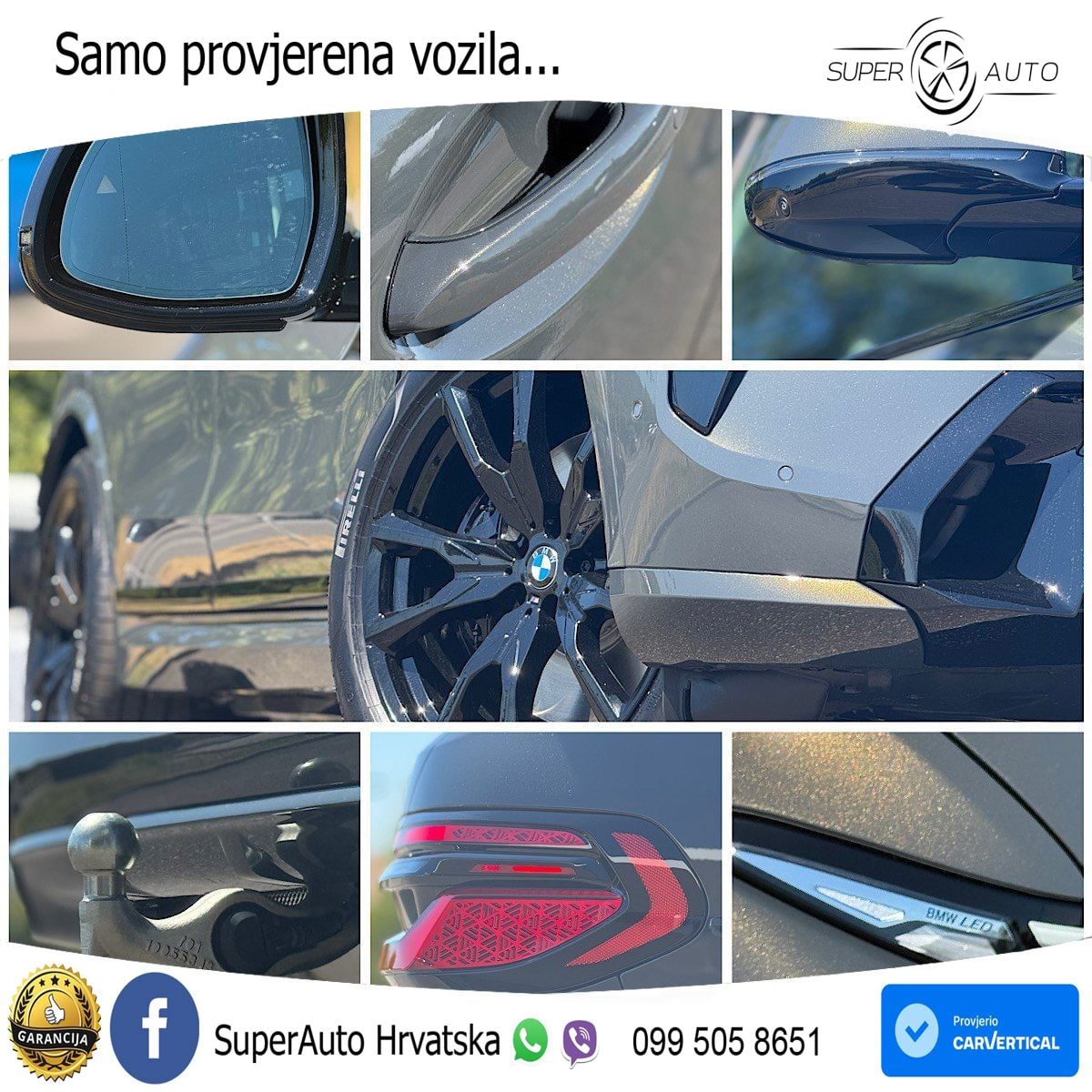 BMW X7 40d (352 KS) xDrive Steptronic ZRAČNI+ACC+GR SJED+KAM+PANO