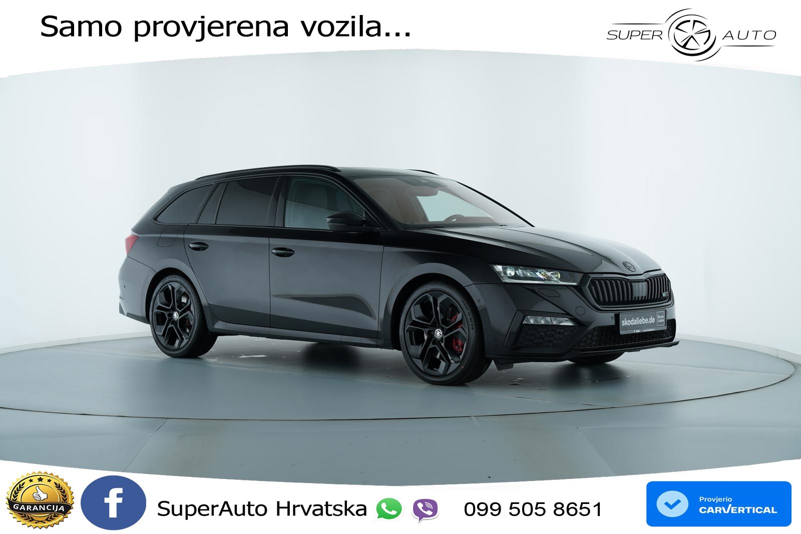 Škoda Octavia Combi RS 2.0 TSI (245 KS) DSG LED+GR SJED+ACC